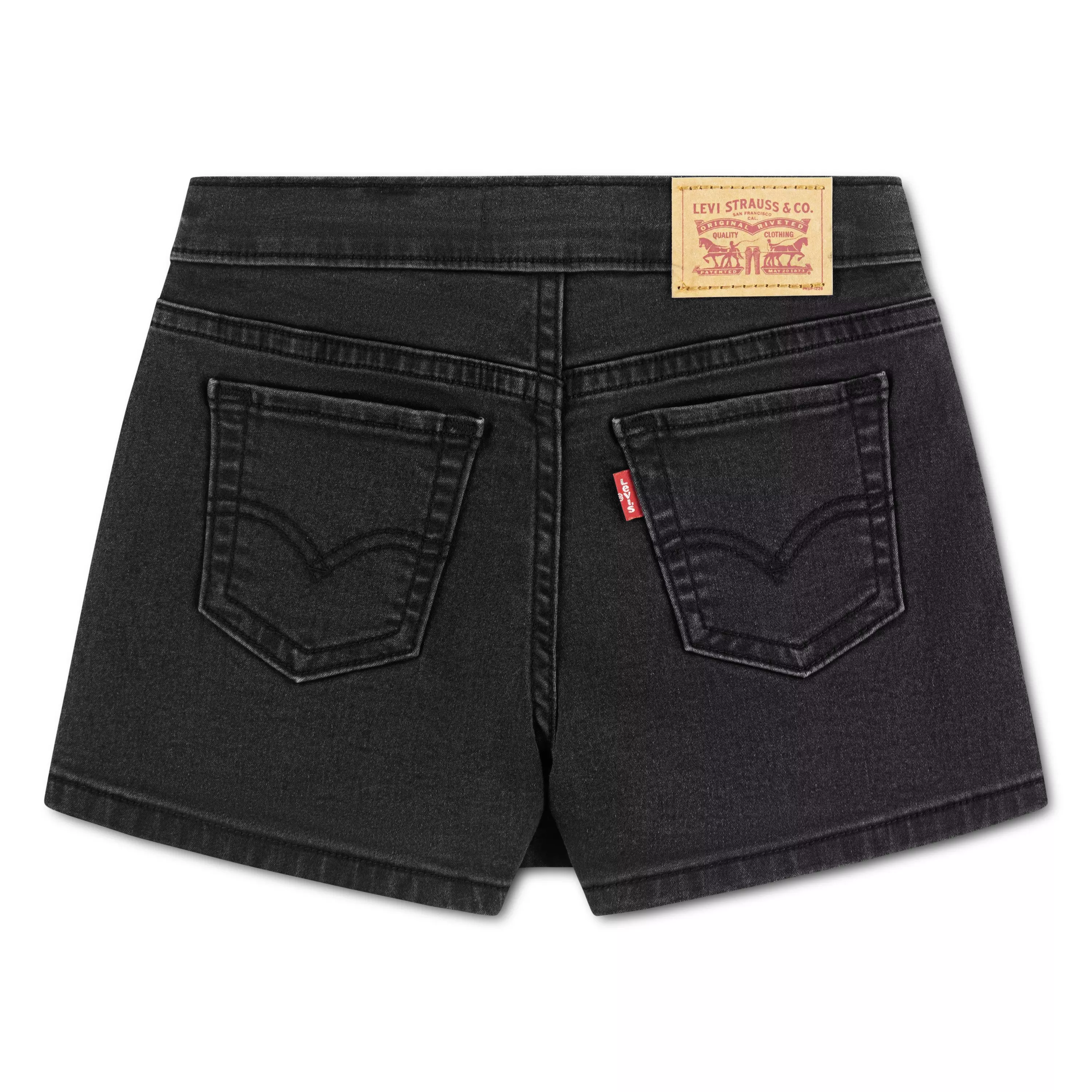 Levi's Little Girls' Denim Wash Skort - Black - BLACK