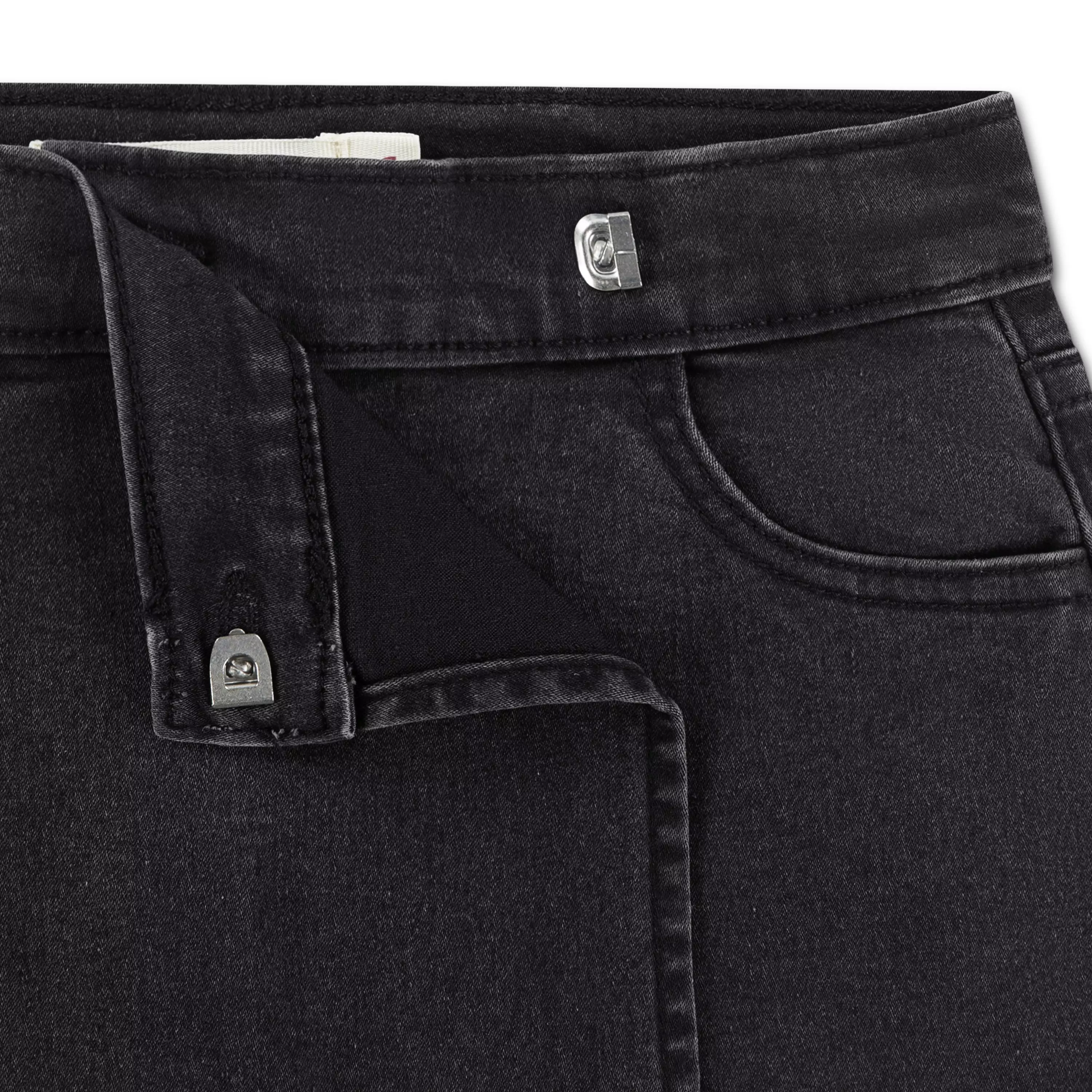 Levi's Little Girls' Denim Black Wash Skort - BLACK