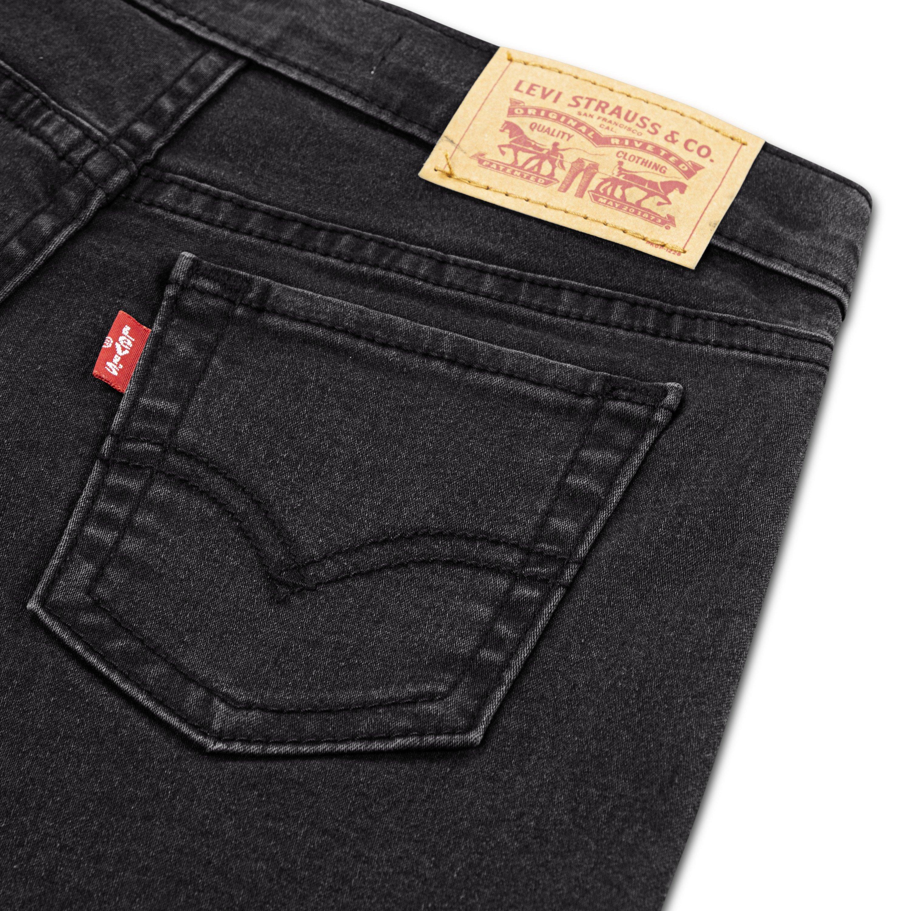 Levi's Little Girls' Denim Black Wash Skort - BLACK Thumbnail View 4