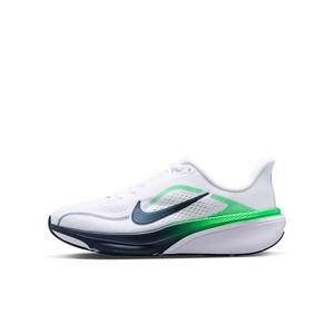 Nike Pegasus 42 "White/Green Spark/Midnight Navy" Grade School Boys' Running Shoe