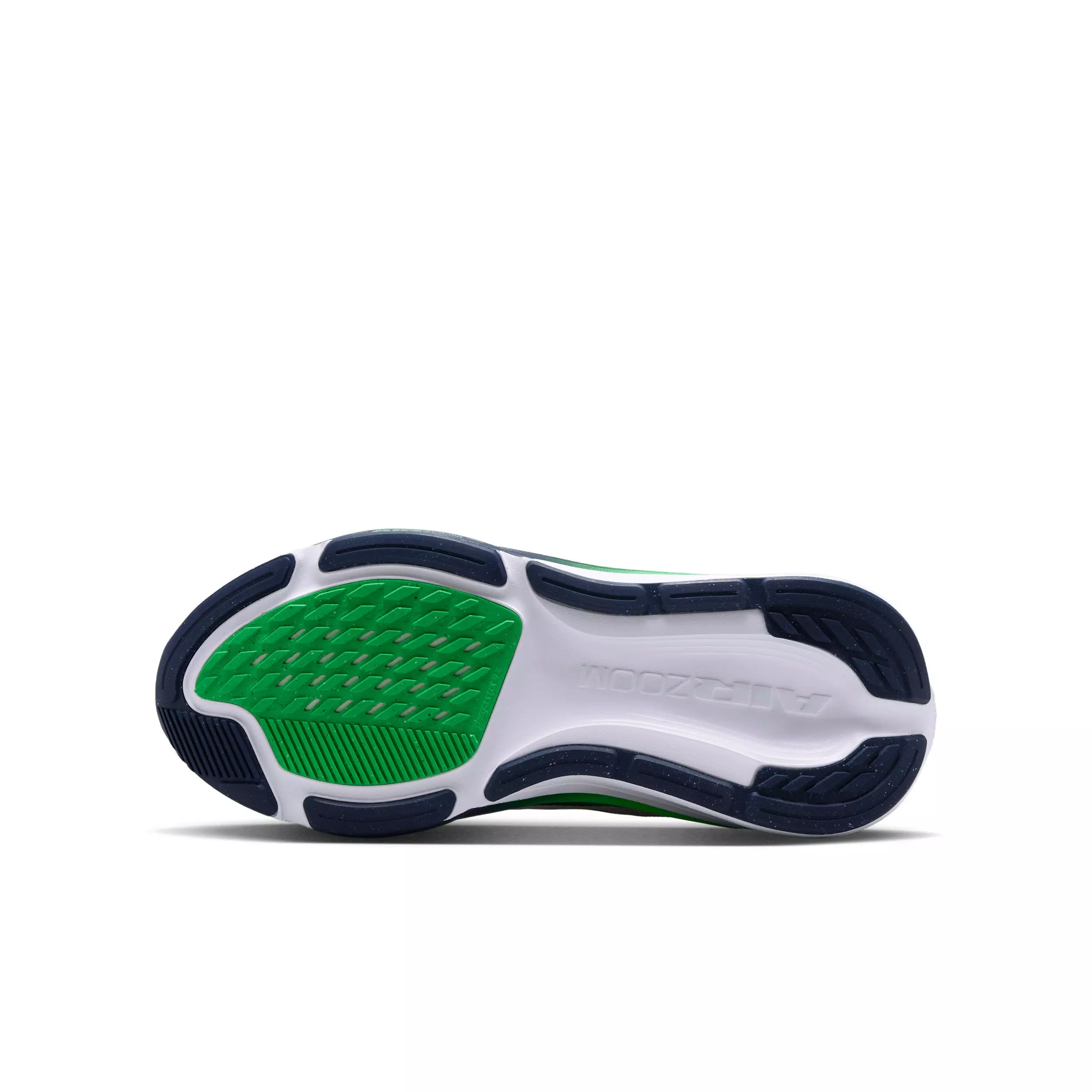 Nike Pegasus 42 "White/Green Spark/Midnight Navy" Grade School Boys' Running Shoe - WHITE/GREEN/NAVY