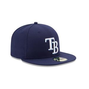 New Era Tampa Bay Rays 59Fifty Game Fitted Hat-Blue