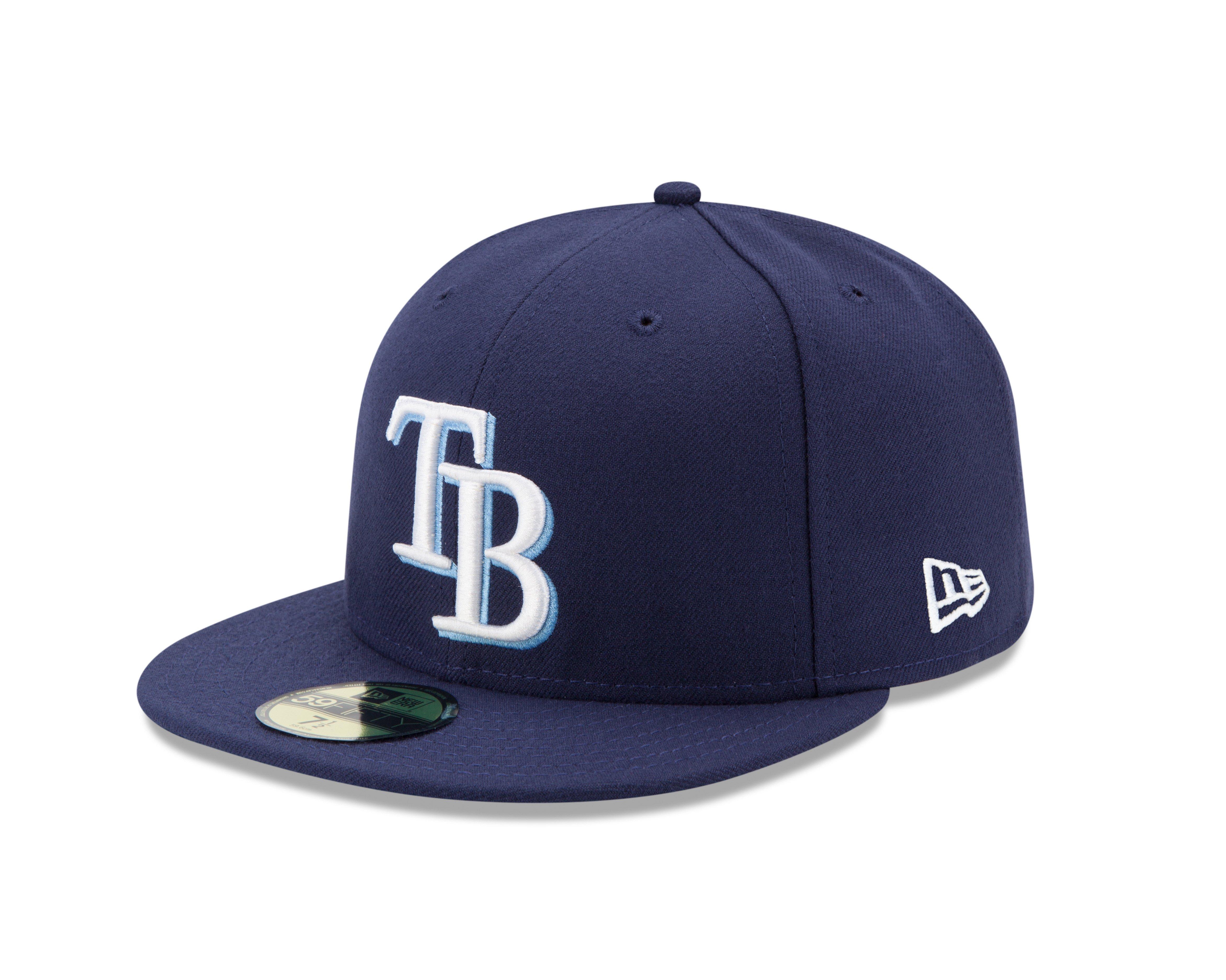 New Era Tampa Bay Rays 59Fifty Game Blue Fitted Hat