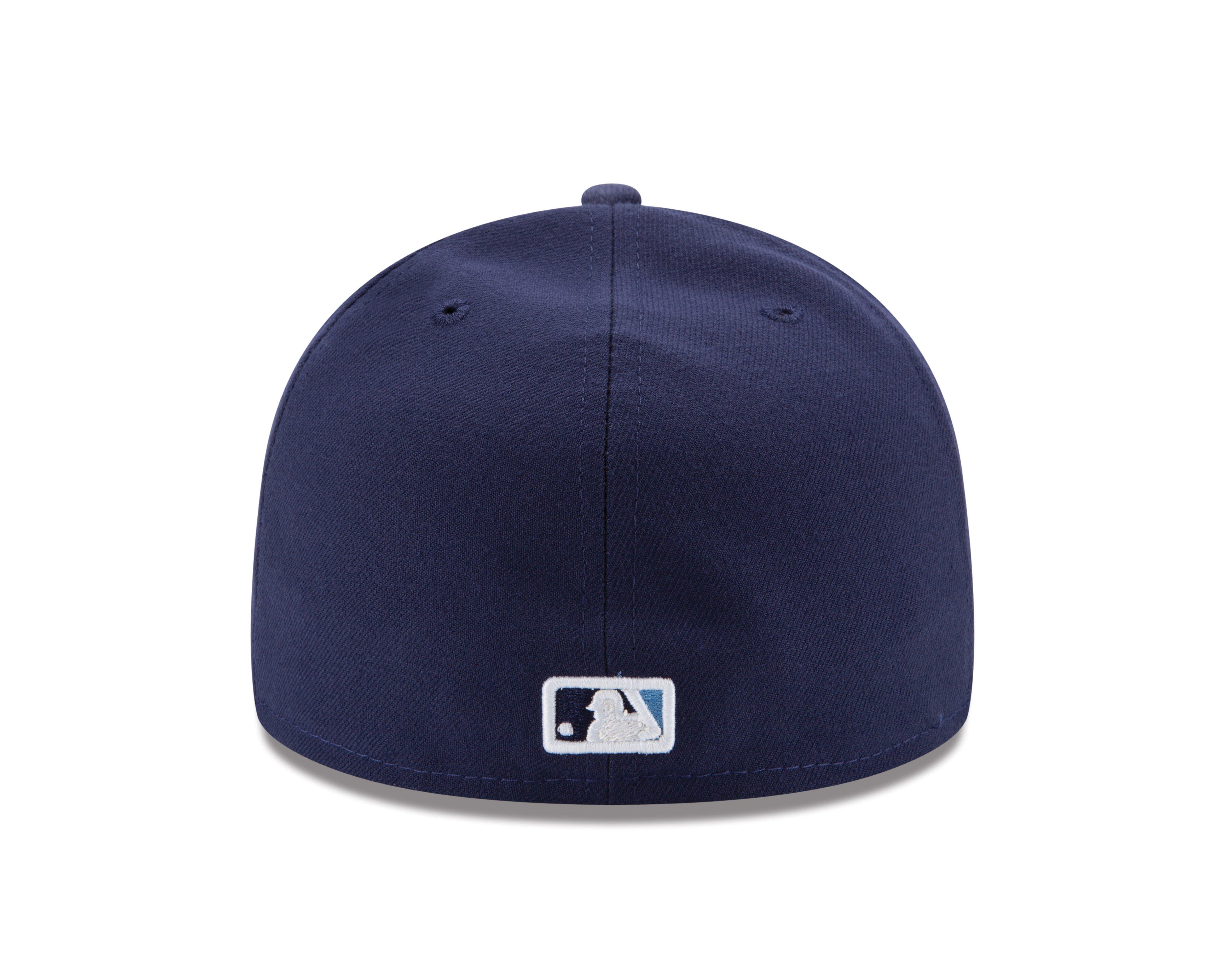 New Era Tampa Bay Rays 59Fifty Game Fitted Hat-Blue