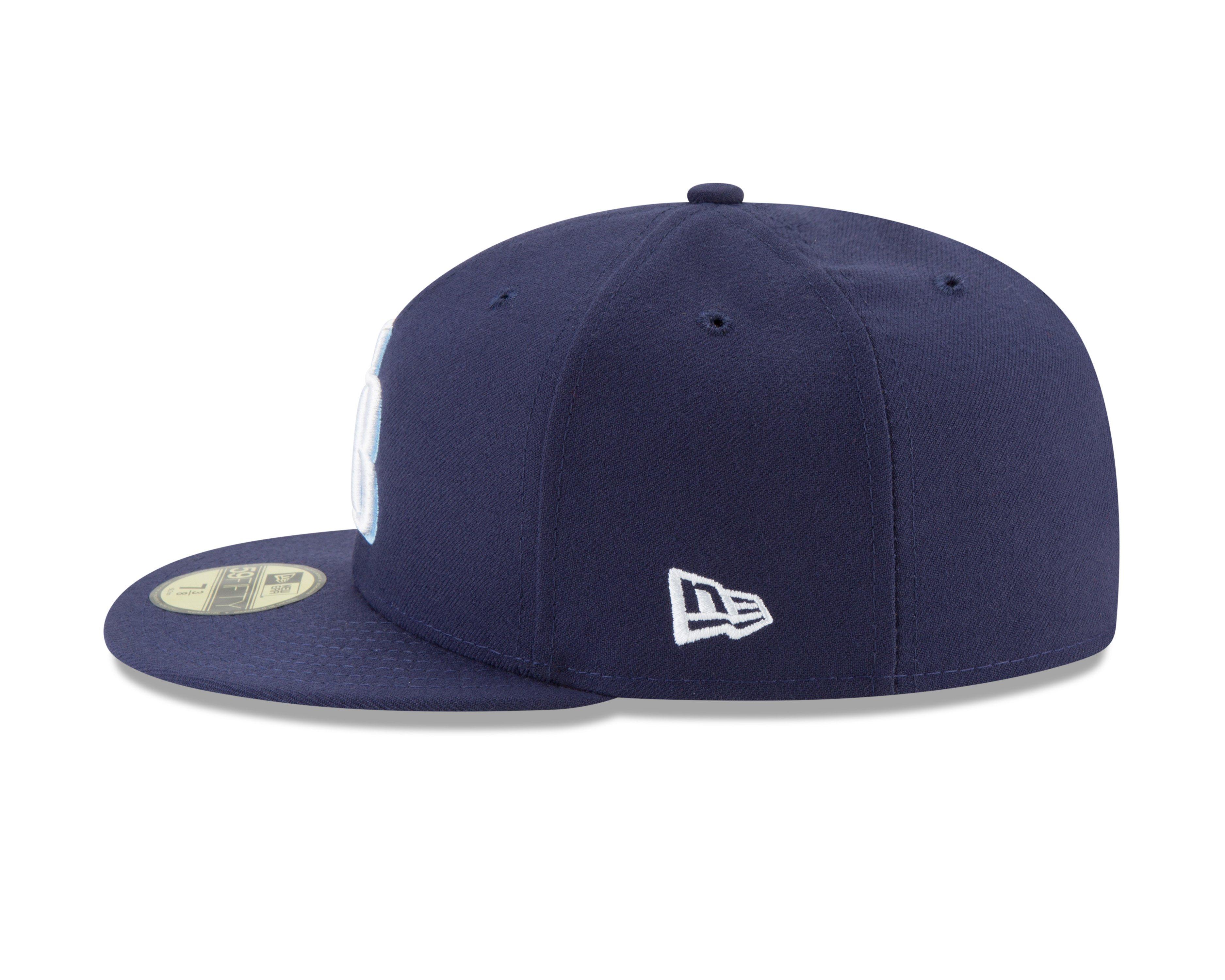 New Era Tampa Bay Rays 59Fifty Game Blue Fitted Hat