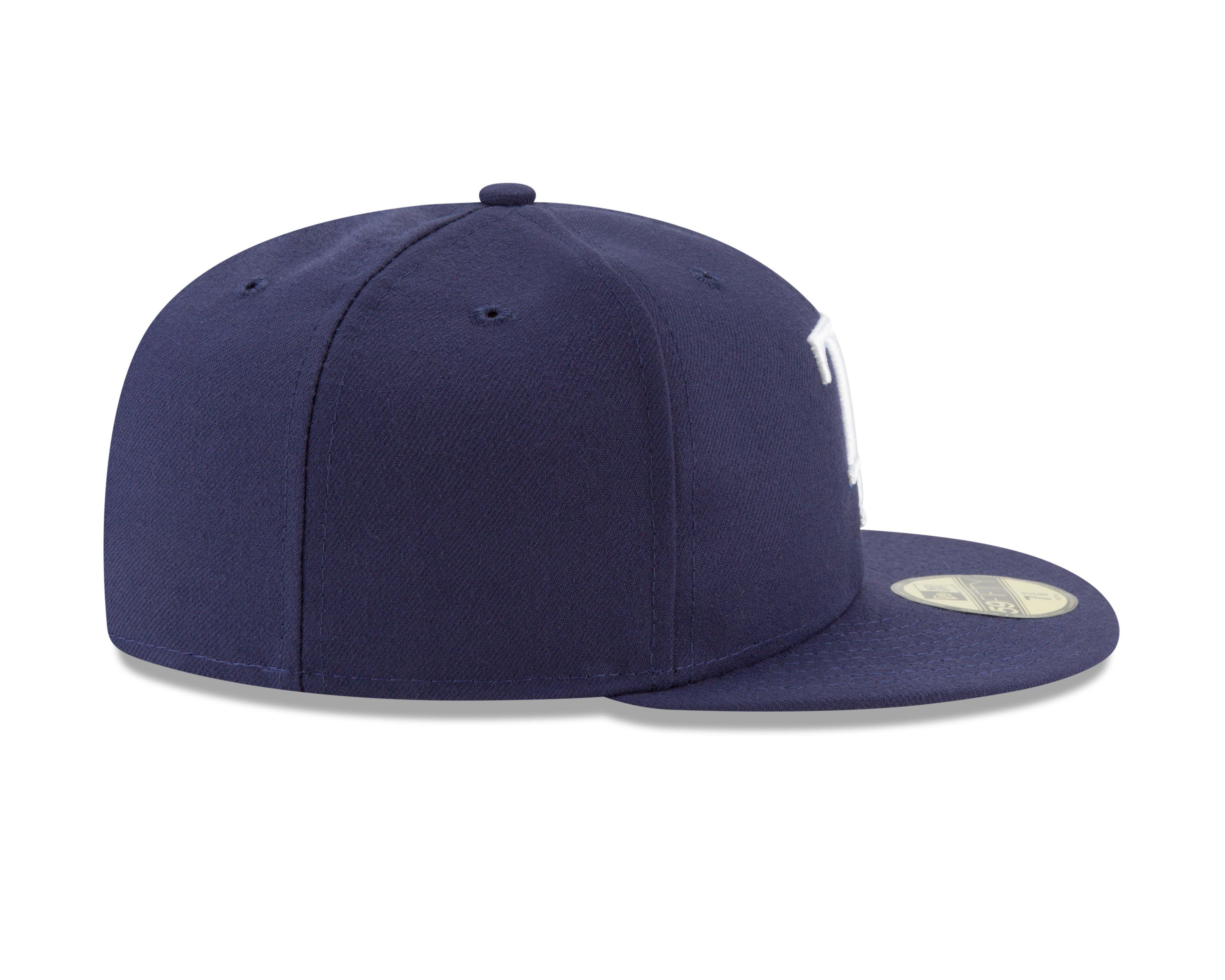 New Era Tampa Bay Rays 59Fifty Game Blue Fitted Hat