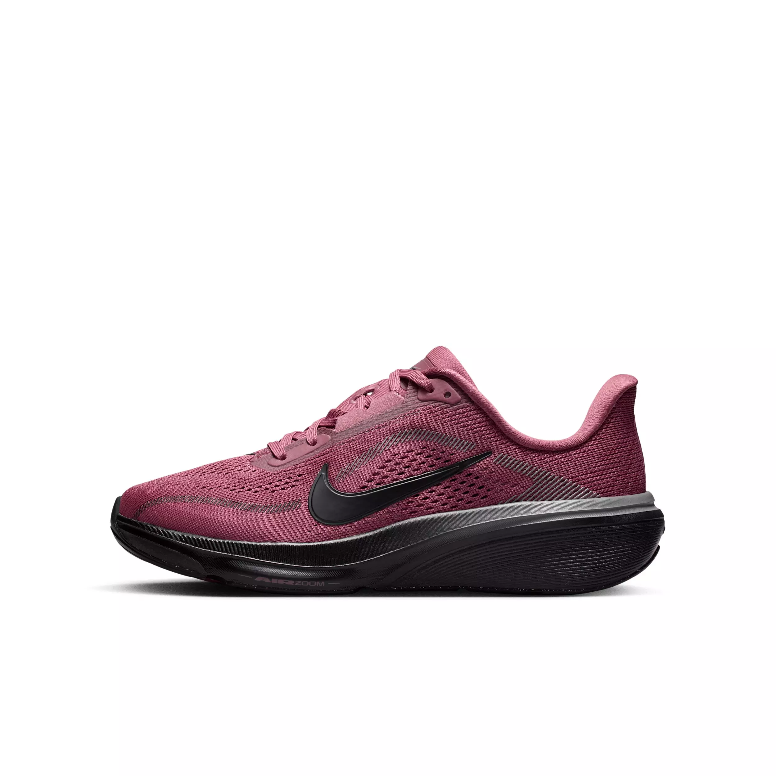 Nike Pegasus 42 "Pink Smoke/Gunsmoke/Black" Grade School Girls' Running Shoe - PINK/GUNSMOKE/BLACK