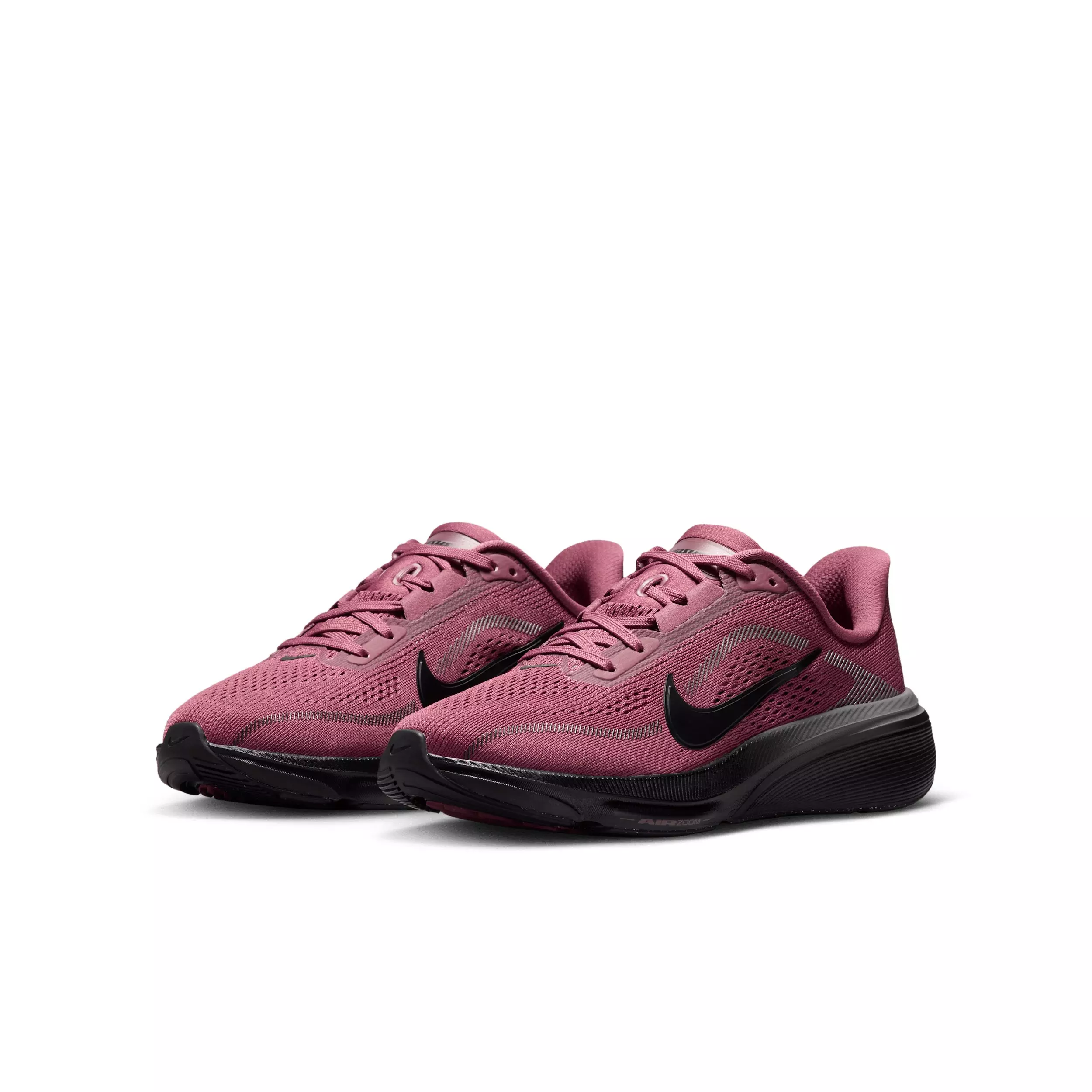 Nike Pegasus 42 "Pink Smoke/Gunsmoke/Black" Grade School Girls' Running Shoe - PINK/GUNSMOKE/BLACK