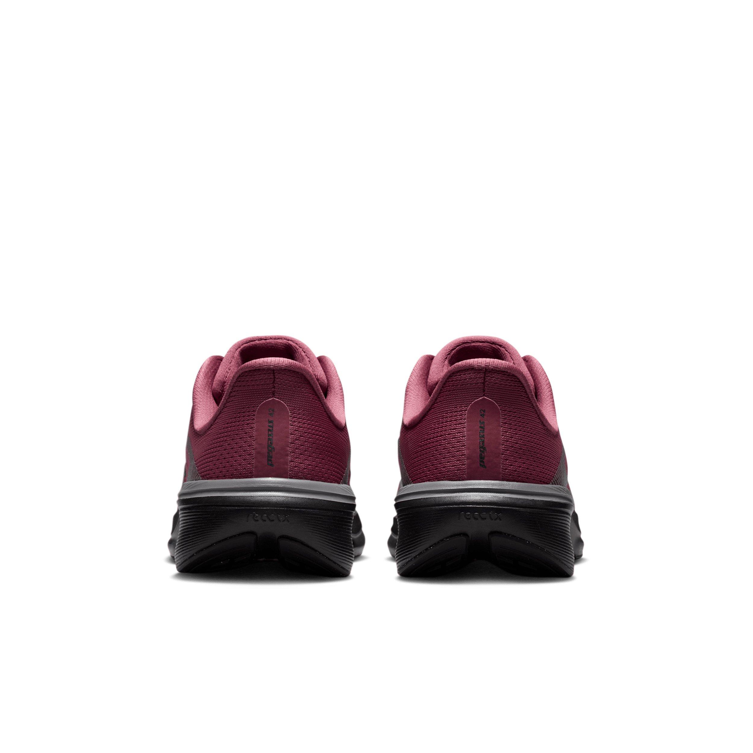 Nike Pegasus 42 "Pink Smoke/Gunsmoke/Black" Grade School Girls' Running Shoe - PINK/GUNSMOKE/BLACK Thumbnail View 5
