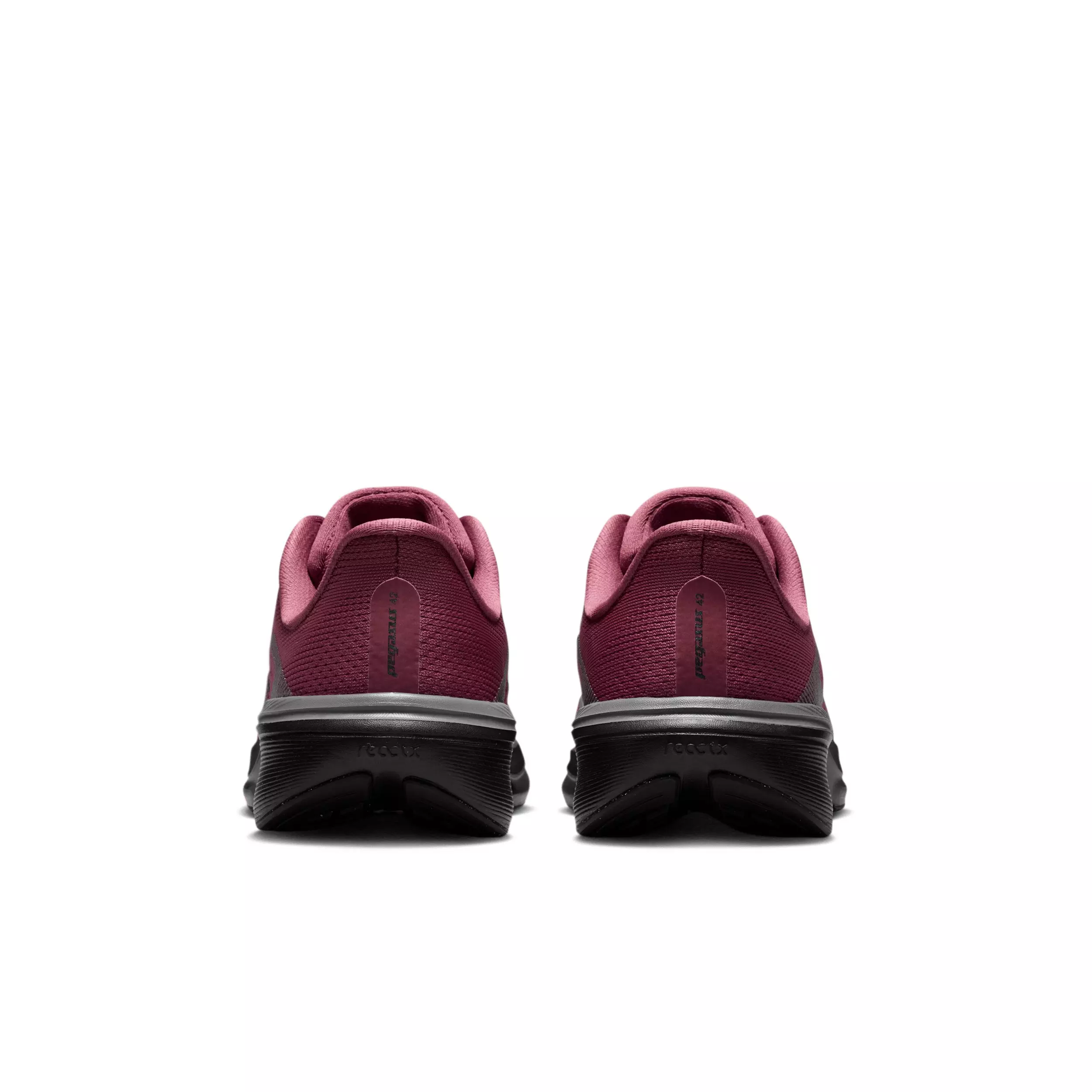 Nike Pegasus 42 "Pink Smoke/Gunsmoke/Black" Grade School Girls' Running Shoe - PINK/GUNSMOKE/BLACK