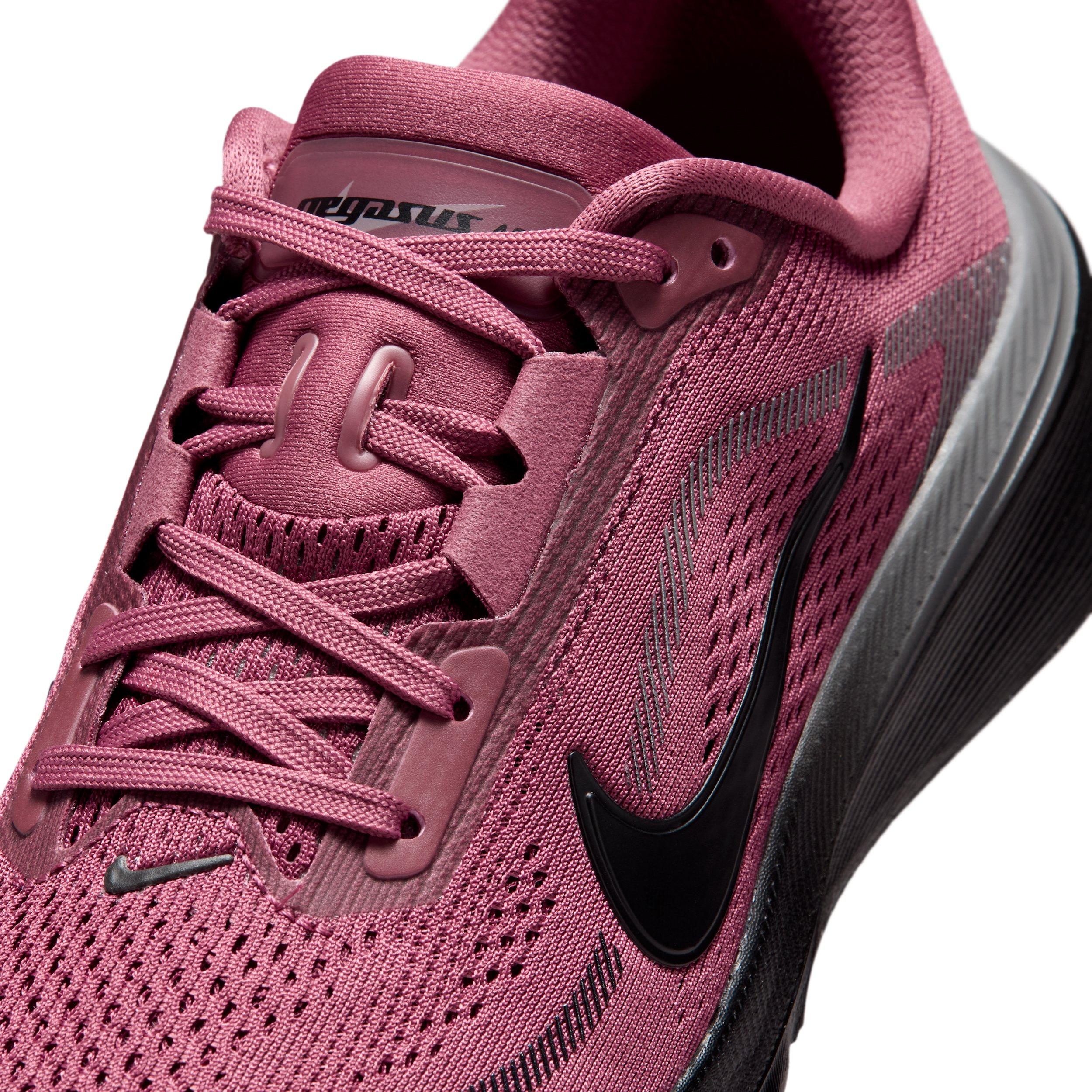 Nike Pegasus 42 "Pink Smoke/Gunsmoke/Black" Grade School Girls' Running Shoe - PINK/GUNSMOKE/BLACK Thumbnail View 7