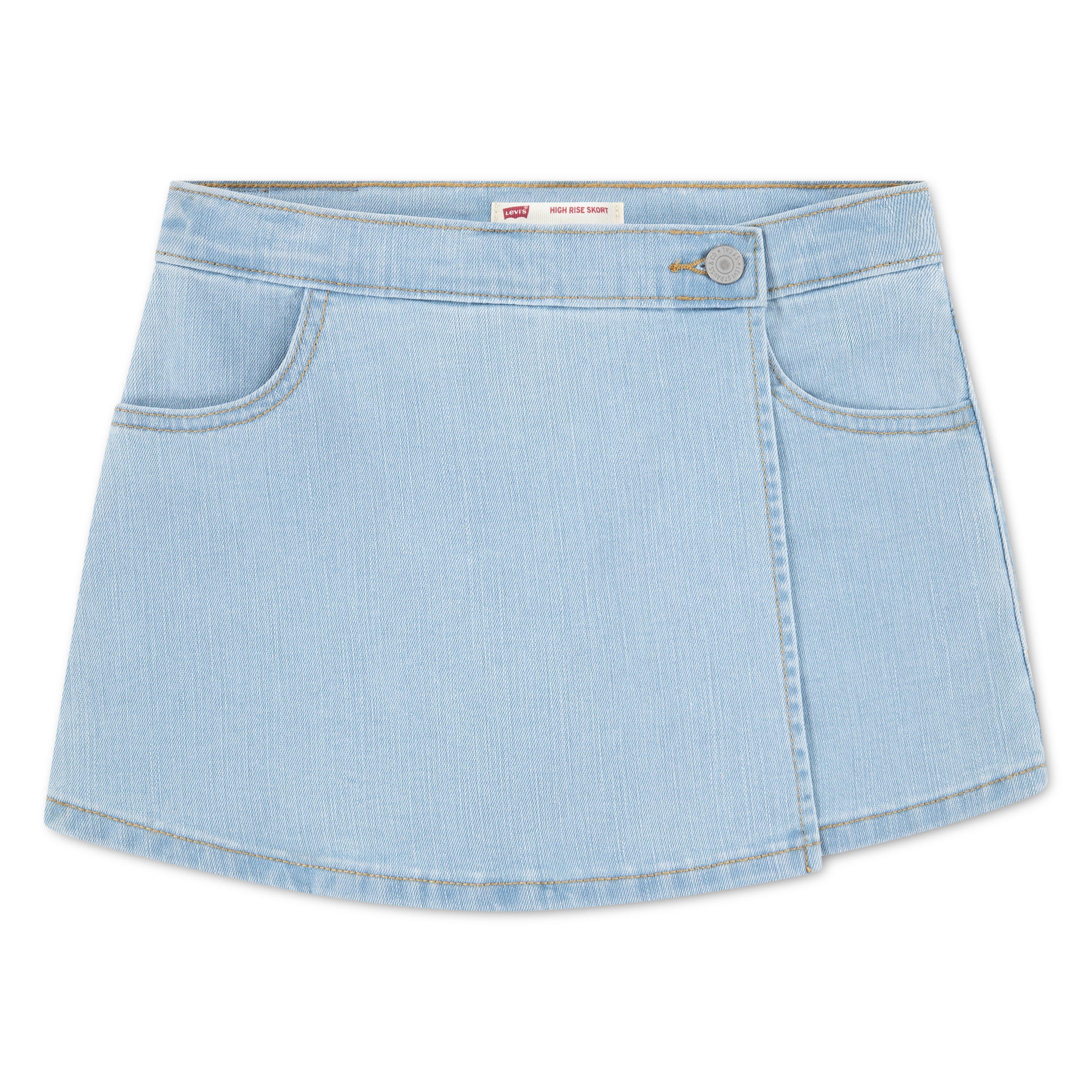 Levi's Little Girls' Denim Skort -Lt Blue - LT BLUE