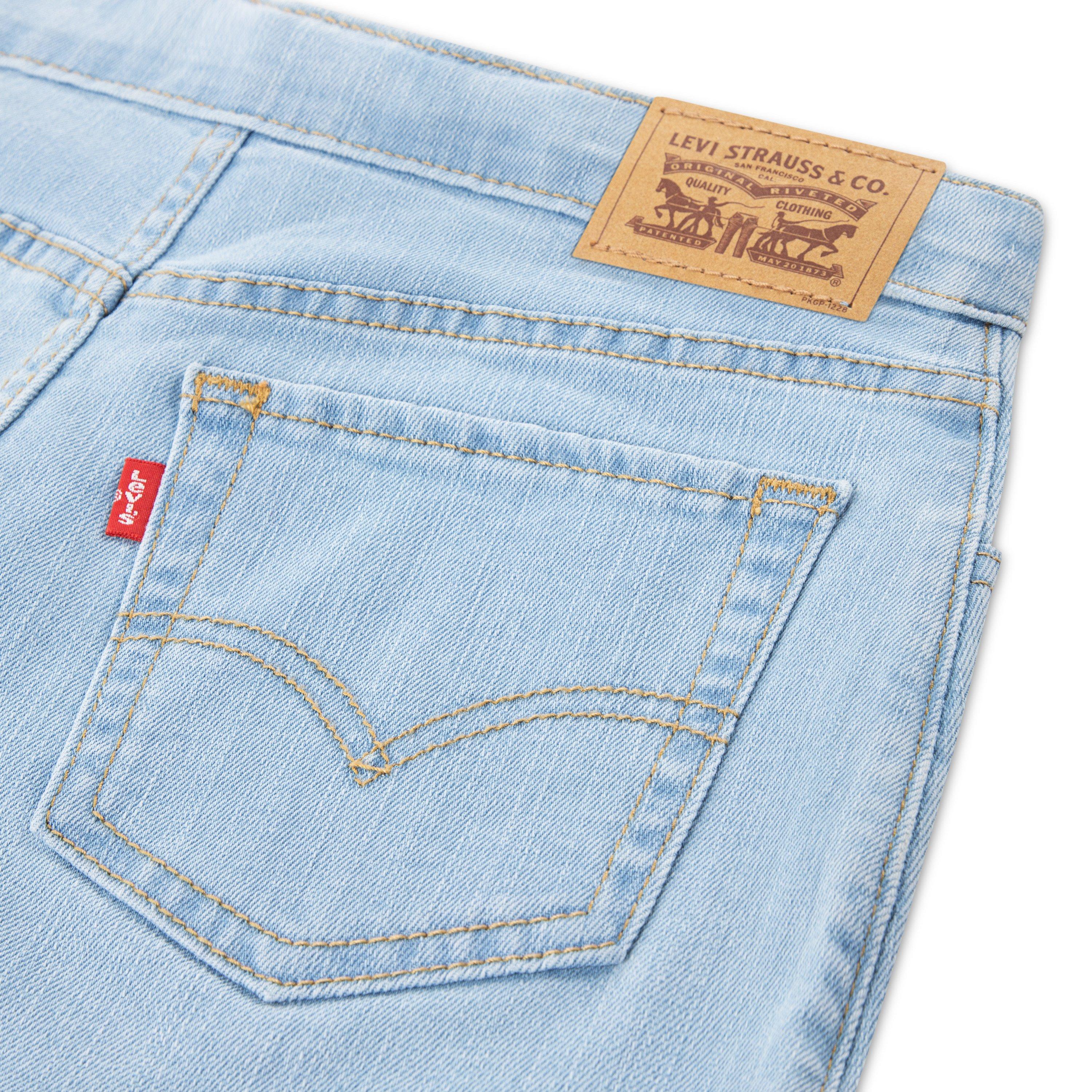 Levi's Little Girls' Denim Skort -Lt Blue - LT BLUE