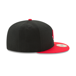 New Era Cincinnati Reds Authentic Collection 59FIFTY Fitted Hat-Black/Red