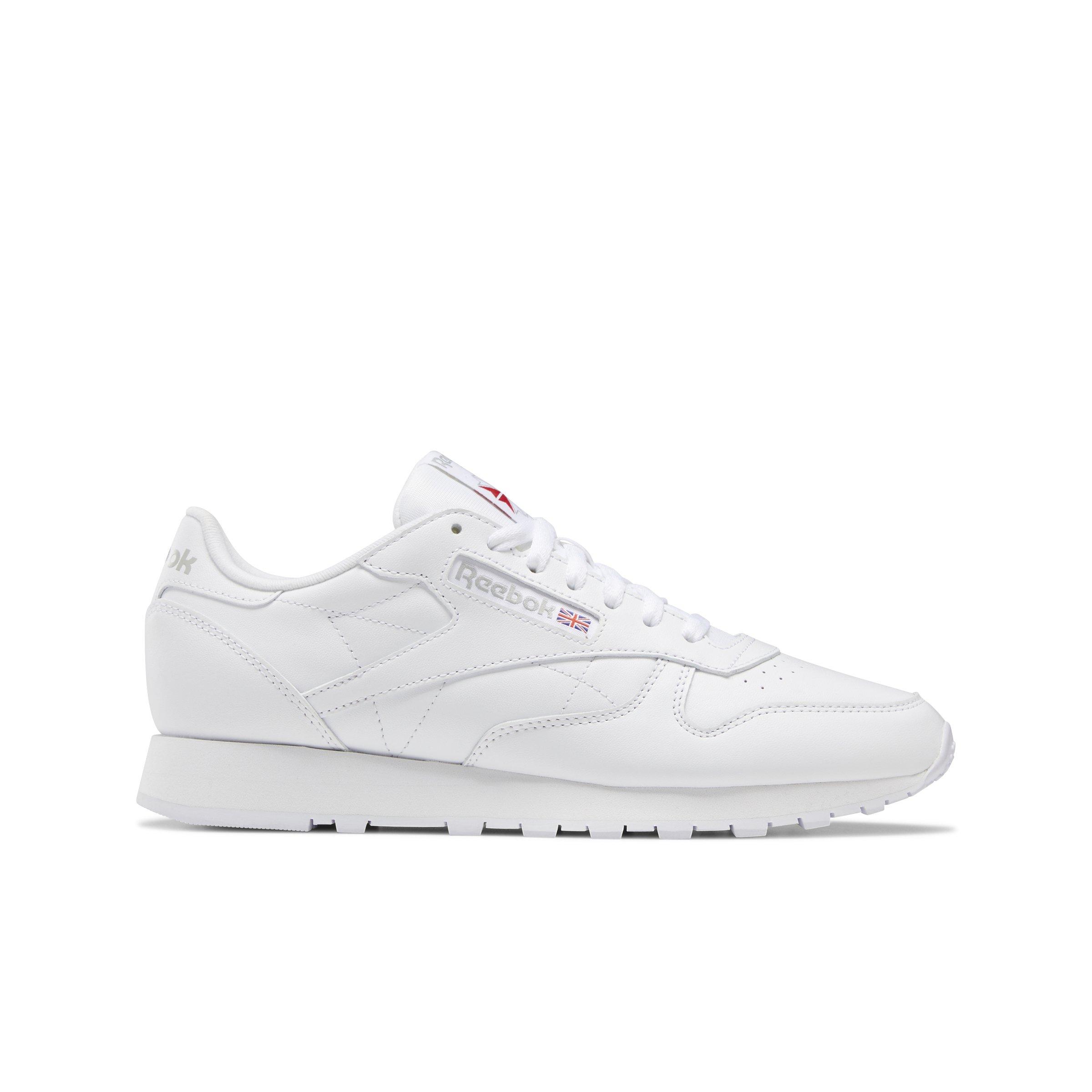 Reebok Classic Leather "Ftwr White/Ftwr White/Pure Grey 3" Unisex Shoe - WHITE/GREY Thumbnail View 1