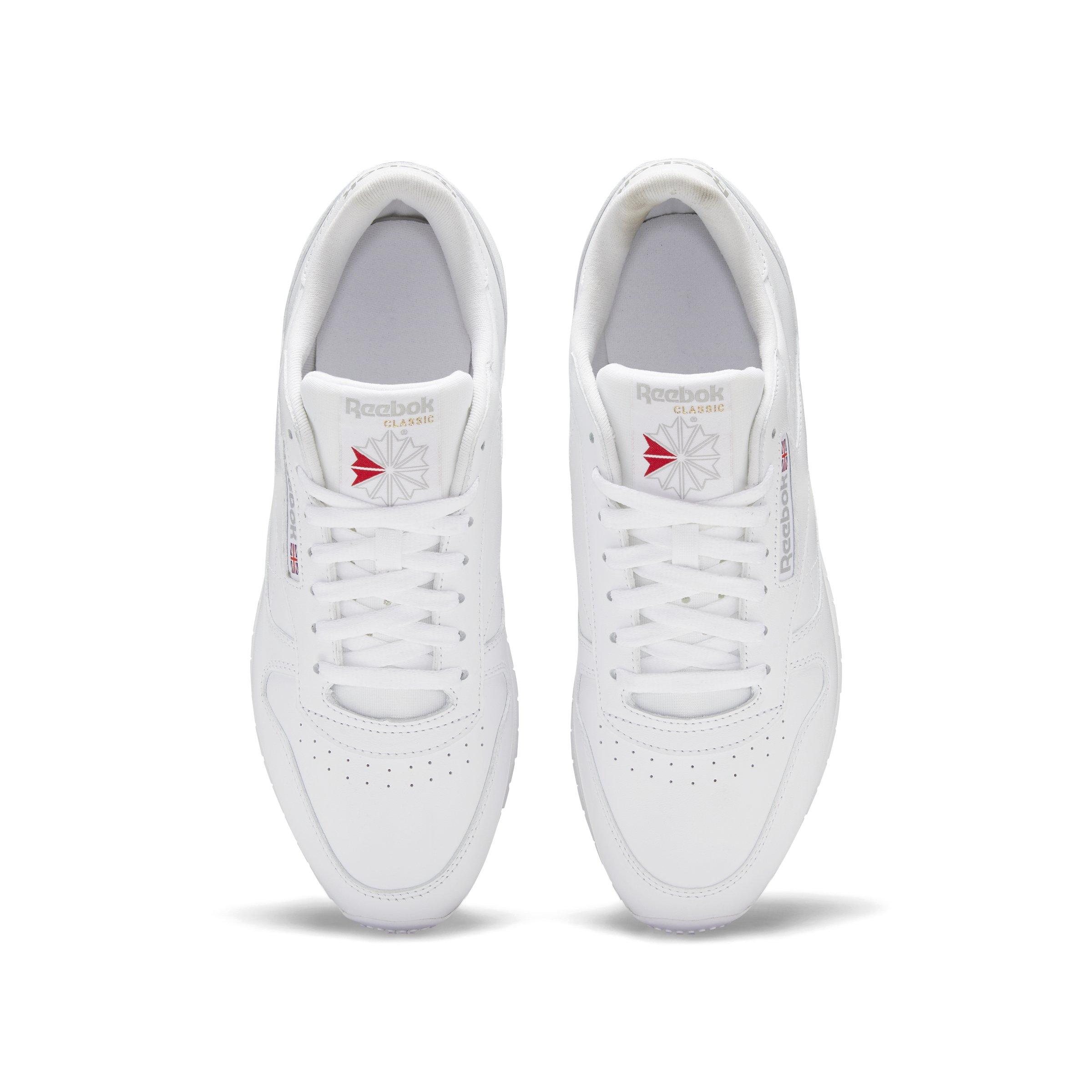 Reebok Classic Leather "Ftwr White/Ftwr White/Pure Grey 3" Unisex Shoe - WHITE/GREY Thumbnail View 5