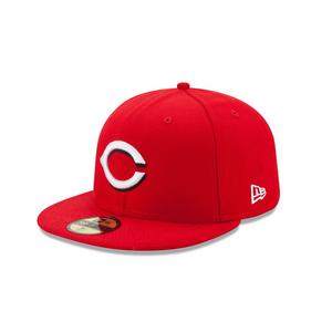 New Era Cincinnati Reds MLB 59FIFTY Authentic Collection Hat Fitted Hat-Red
