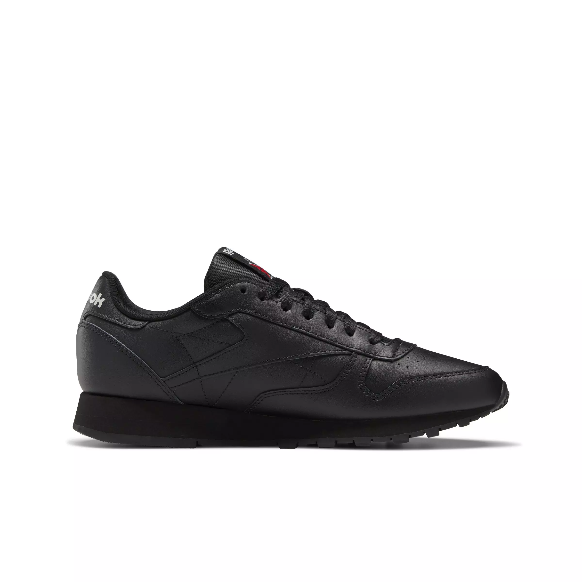 Reebok Classic Leather "Core Black/Core Black/Pure Grey 5" Unisex Shoe - BLACK/GREY