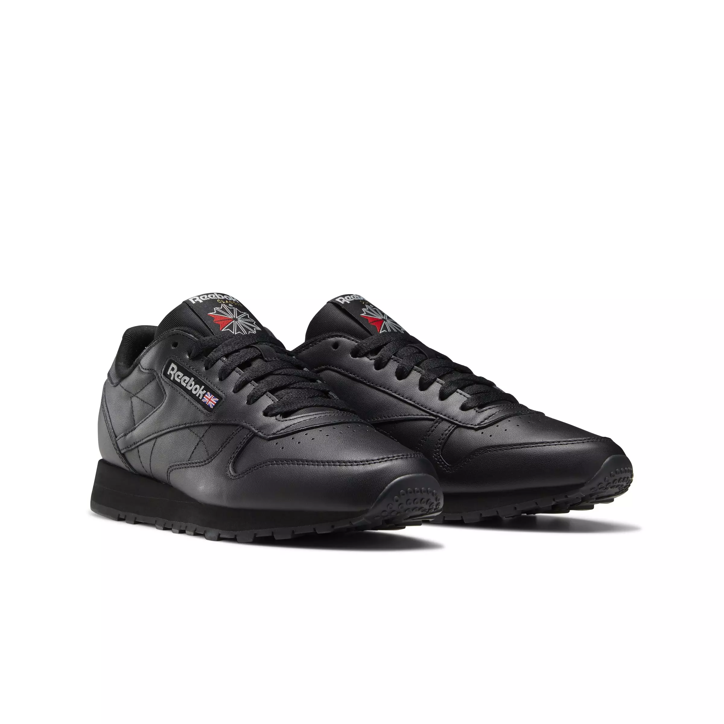 Reebok Classic Leather "Core Black/Core Black/Pure Grey 5" Unisex Shoe - BLACK/GREY