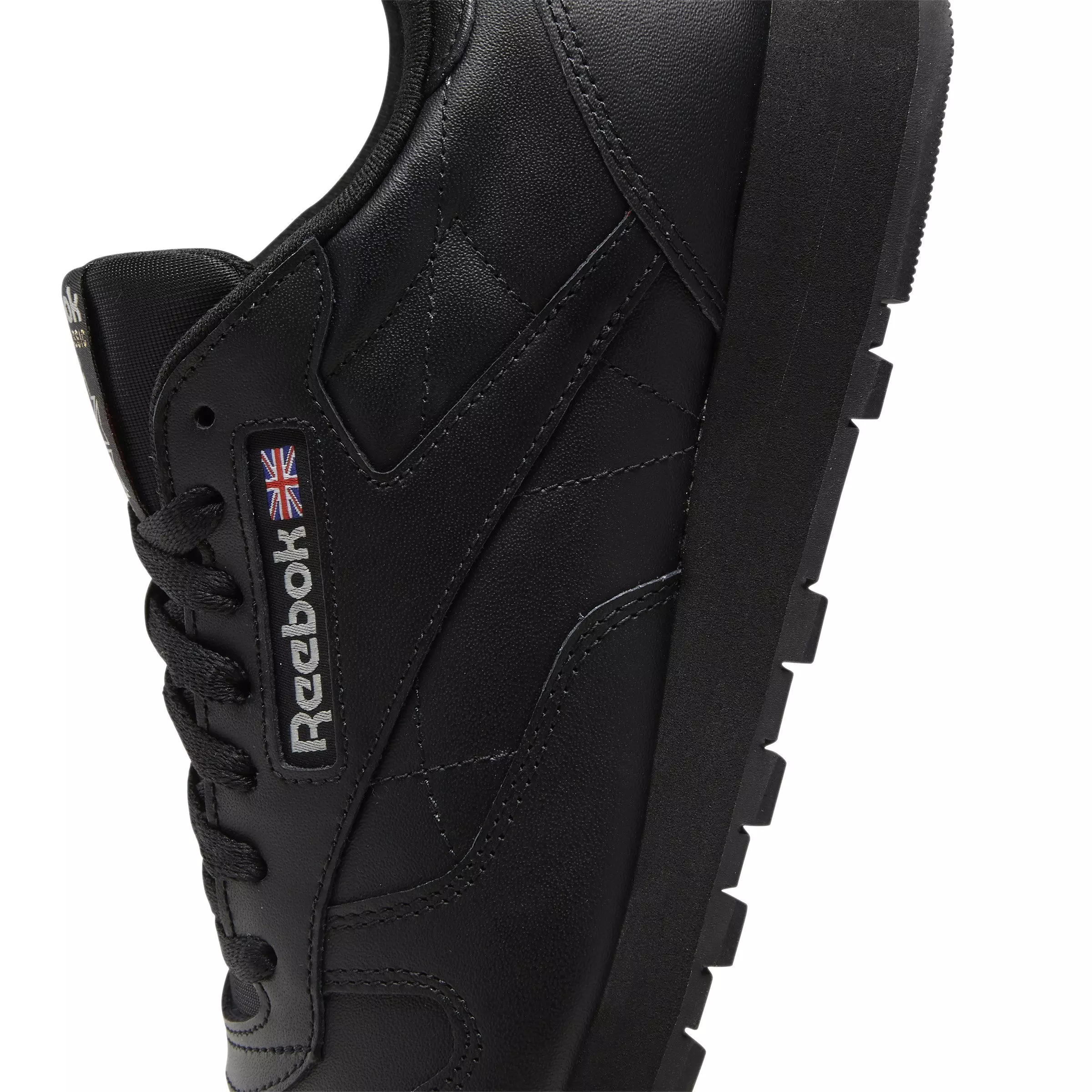 Reebok Classic Leather "Core Black/Core Black/Pure Grey 5" Unisex Shoe - BLACK/GREY
