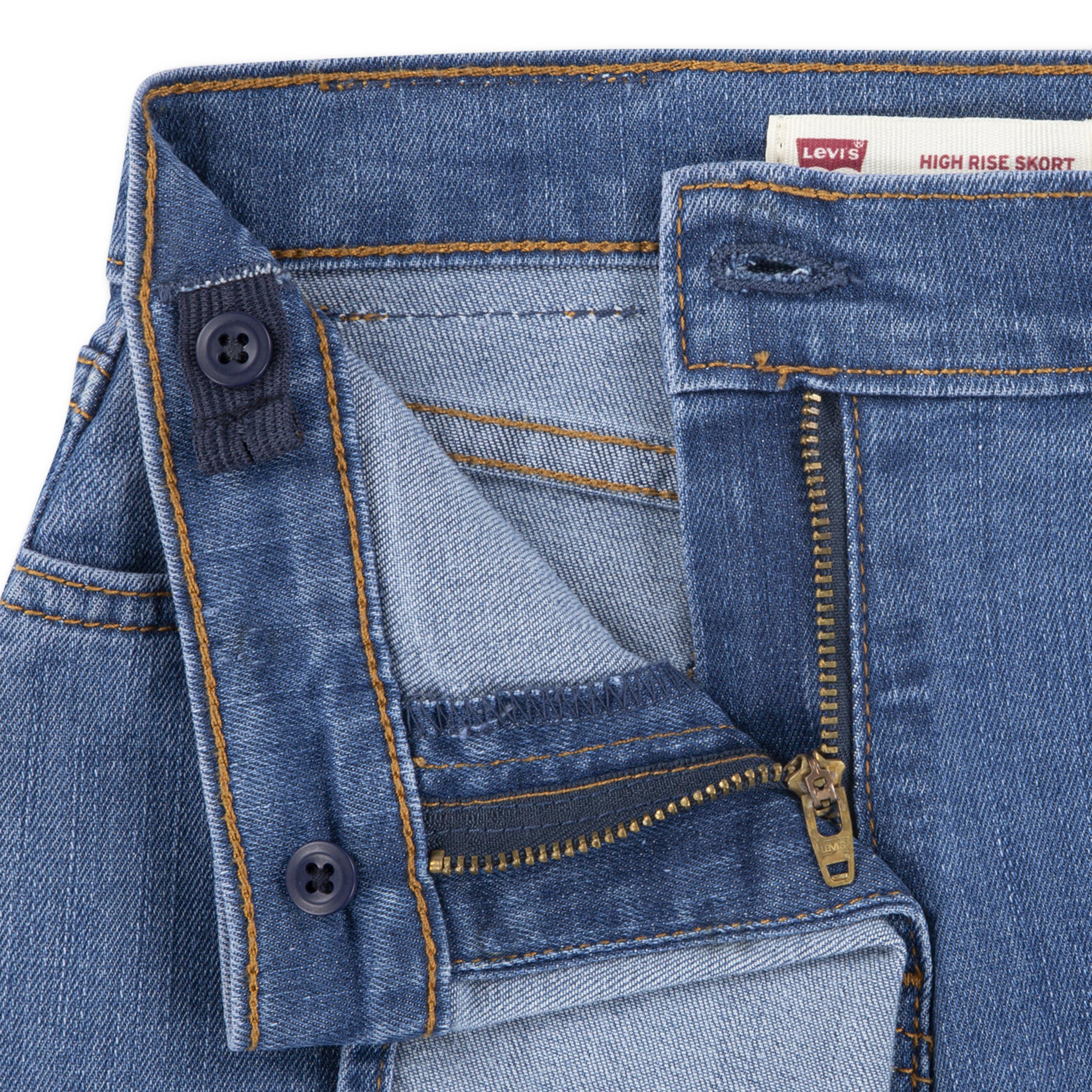 Levi's Little Girls' Skort - Blue - BLUE Thumbnail View 7