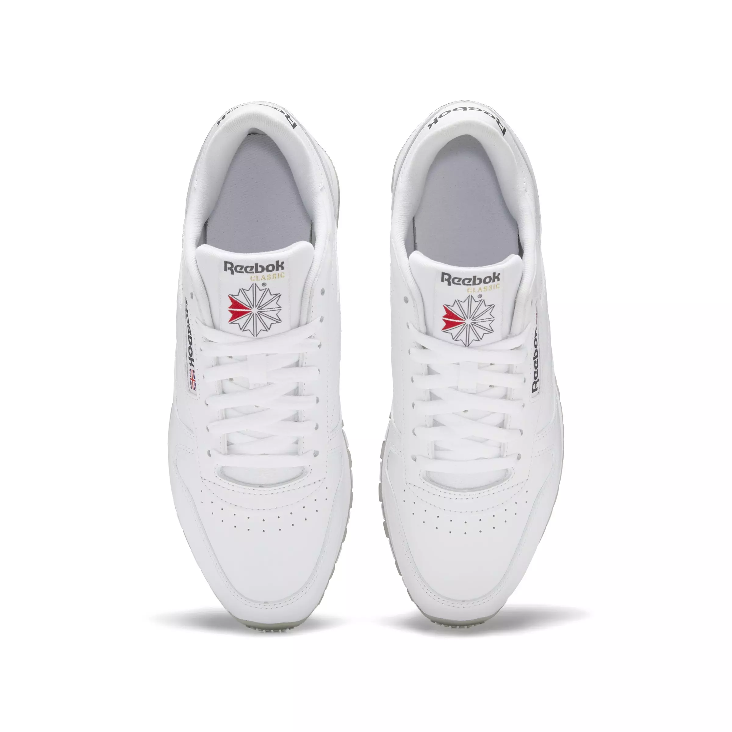 Reebok Classic Leather "Ftwr White/Pure Grey 3/Pure Grey" Unisex Shoe - WHITE/GREY