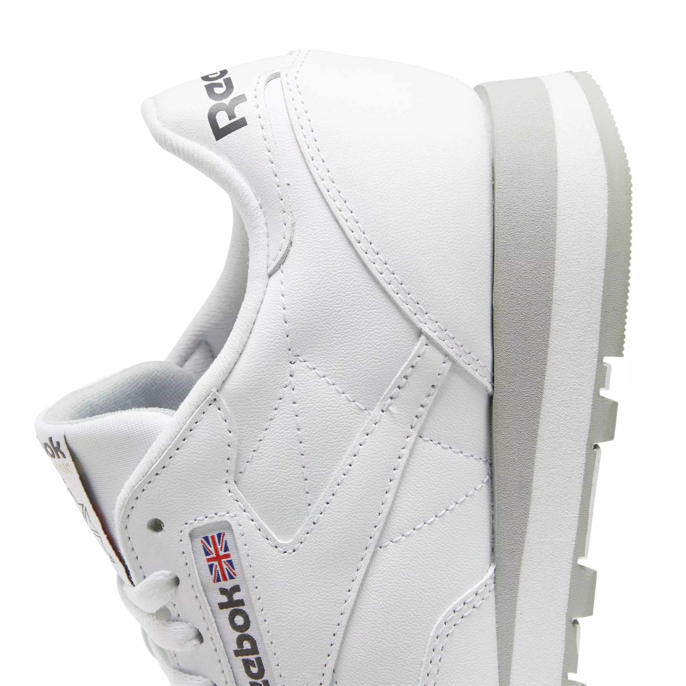 Reebok Classic Leather "Ftwr White/Pure Grey 3/Pure Grey" Unisex Shoe - WHITE/GREY