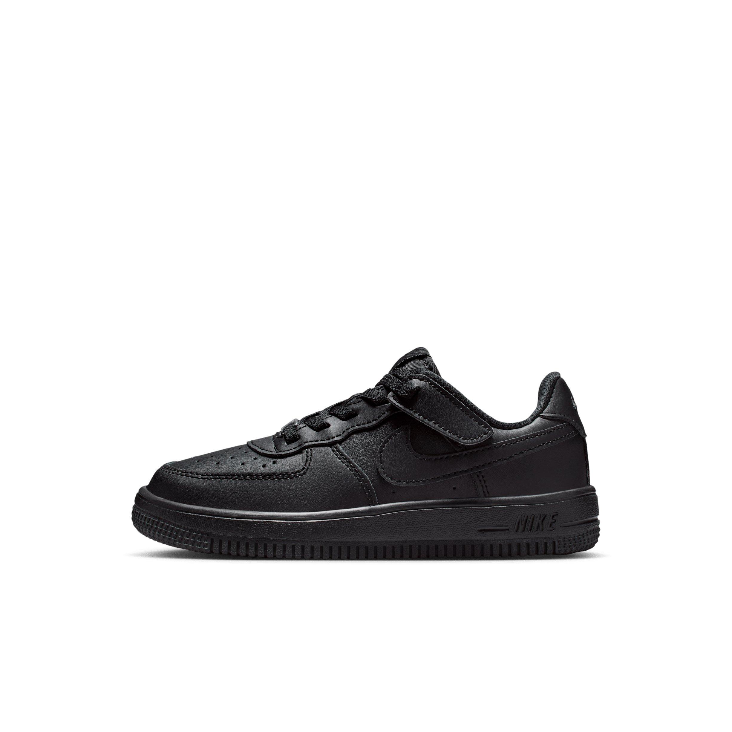 Nike Force 1 Low EasyOn Preschool Boys' "Black/Black/Black/Black" Shoe