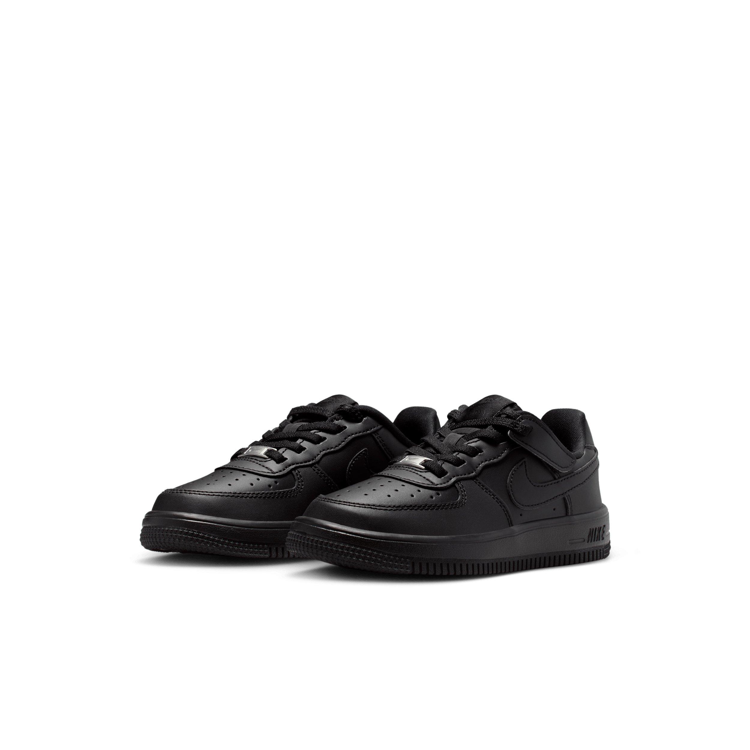 Nike Force 1 Low EasyOn "Black/Black/Black/Black" Preschool Boys' Shoe - BLACK/BLACK/BLACK/BLACK Thumbnail View 3