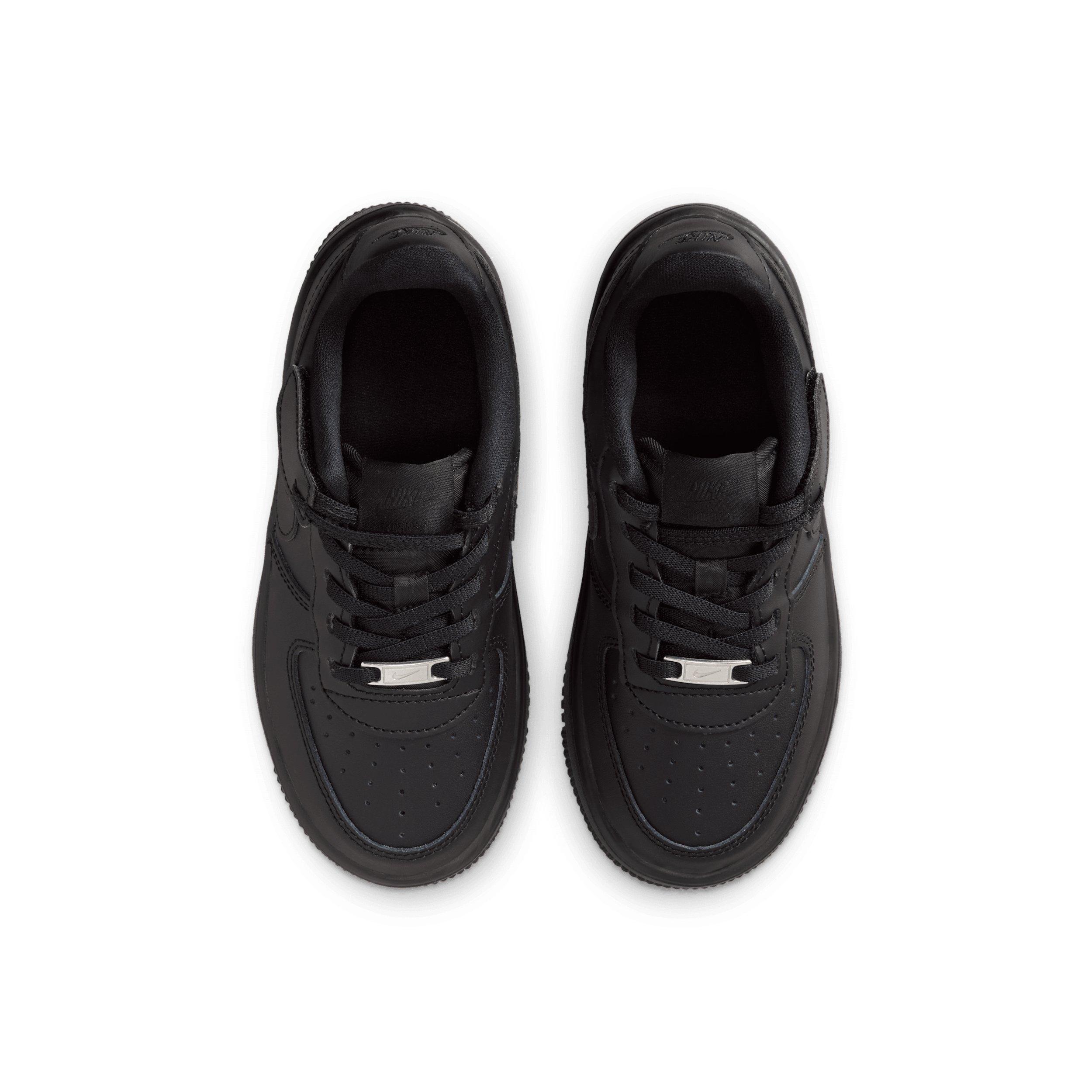 Nike Force 1 Low EasyOn "Black/Black/Black/Black" Preschool Boys' Shoe - BLACK/BLACK/BLACK/BLACK Thumbnail View 4