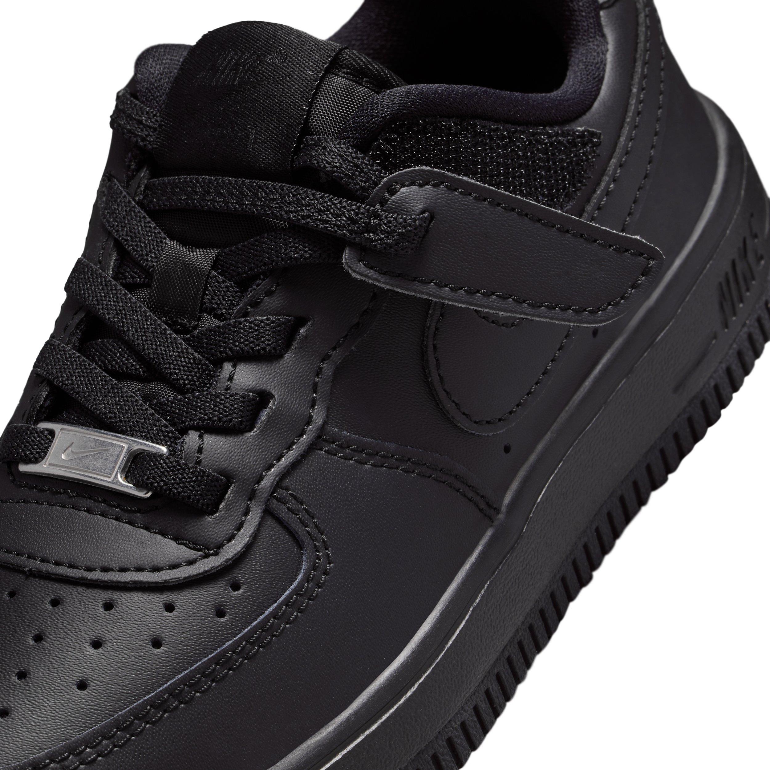 Nike Force 1 Low EasyOn "Black/Black/Black/Black" Preschool Boys' Shoe - BLACK/BLACK/BLACK/BLACK Thumbnail View 7