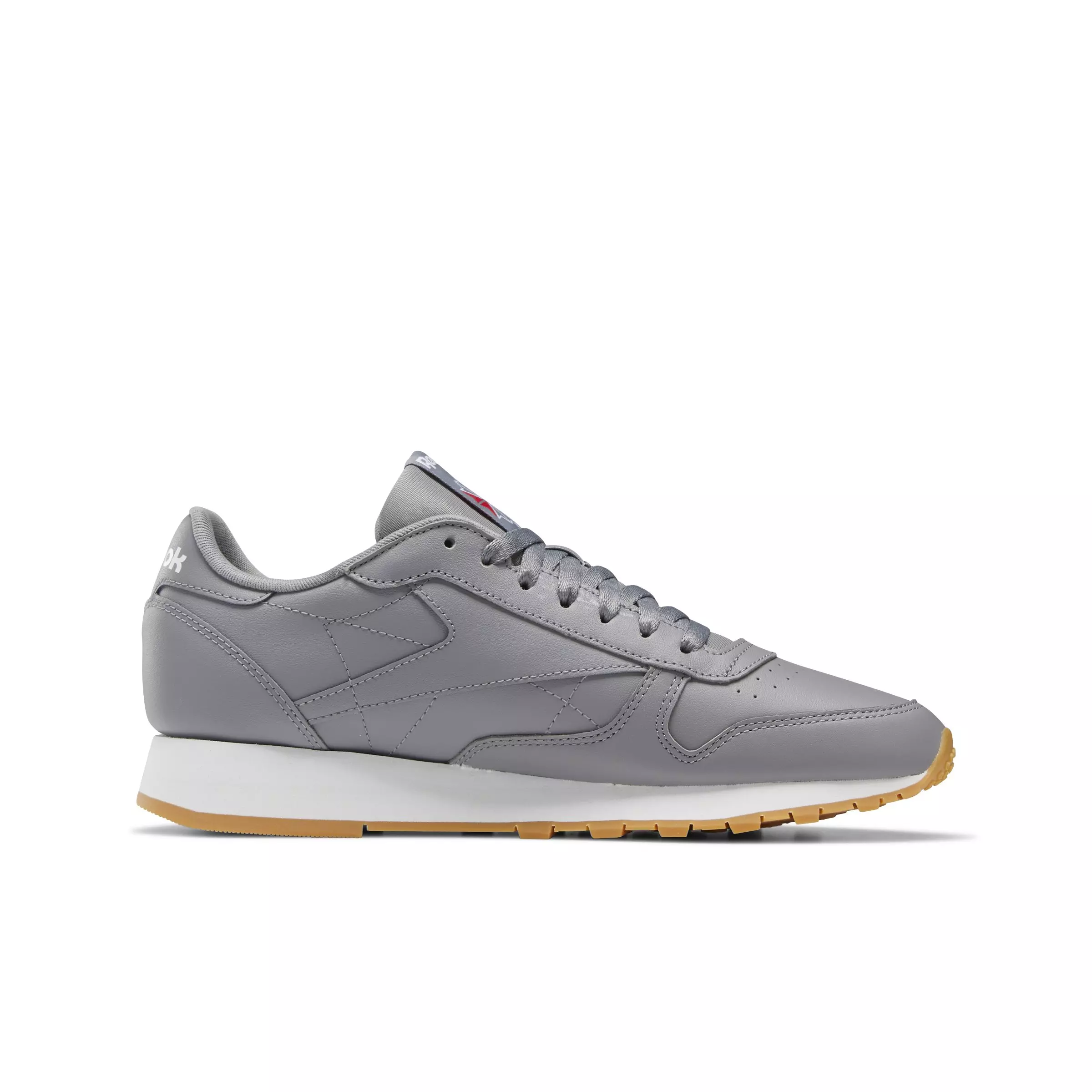 Reebok Classic Leather "Pure Grey 5/Ftwr White" Unisex Shoe - GREY/WHITE