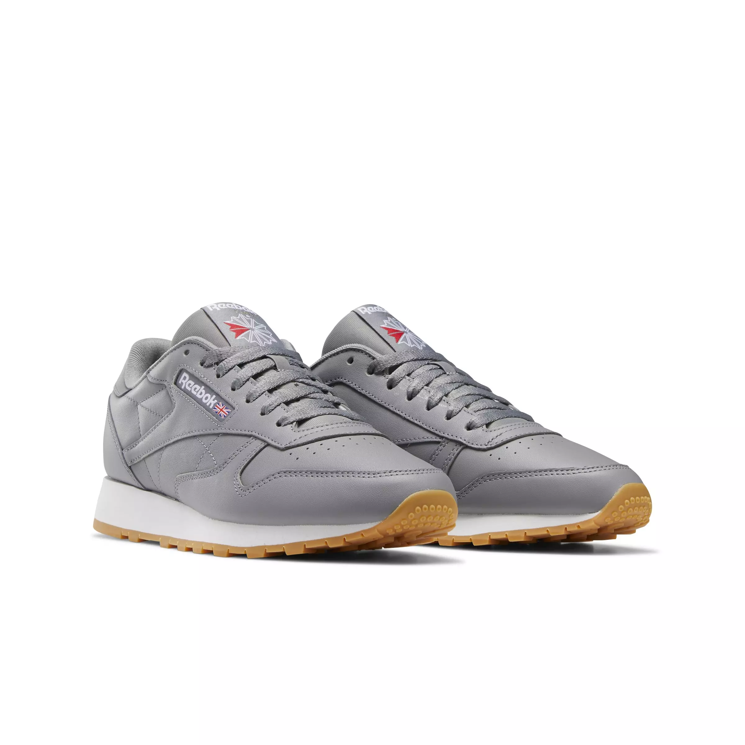 Reebok Classic Leather "Pure Grey 5/Ftwr White" Unisex Shoe - GREY/WHITE