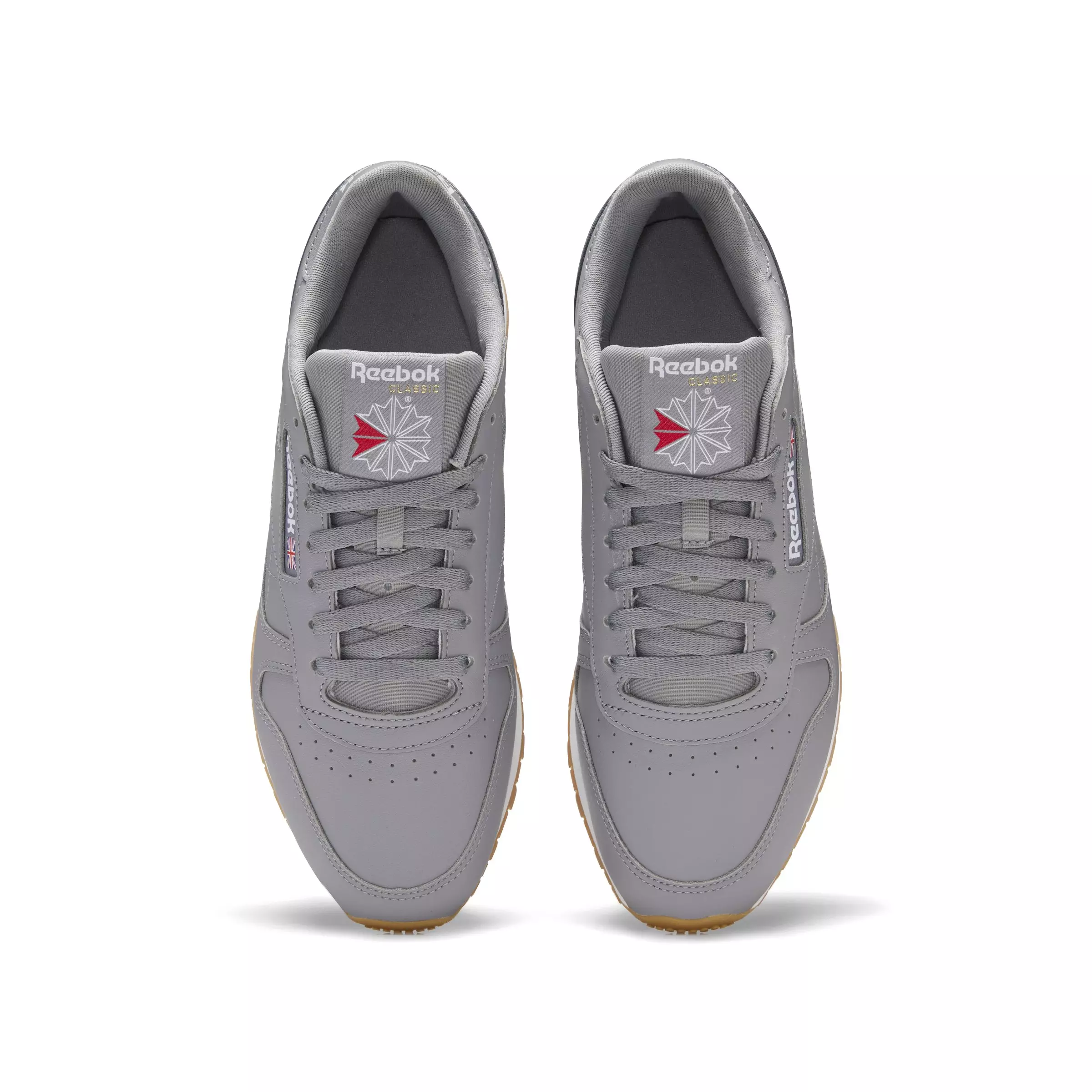 Reebok Classic Leather "Pure Grey 5/Ftwr White" Unisex Shoe - GREY/WHITE