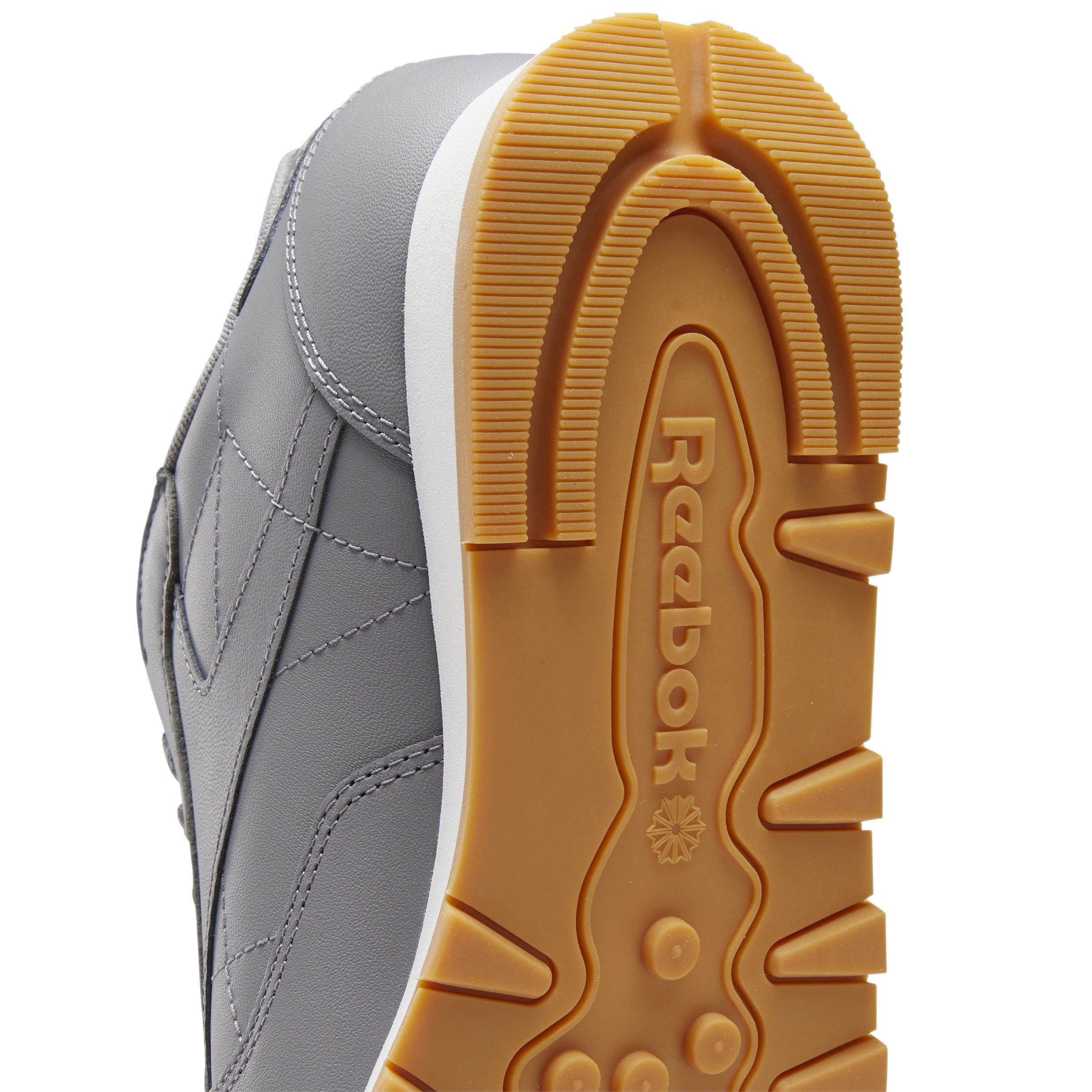 Reebok Classic Leather "Pure Grey 5/Ftwr White" Unisex Shoe - GREY/WHITE Thumbnail View 8