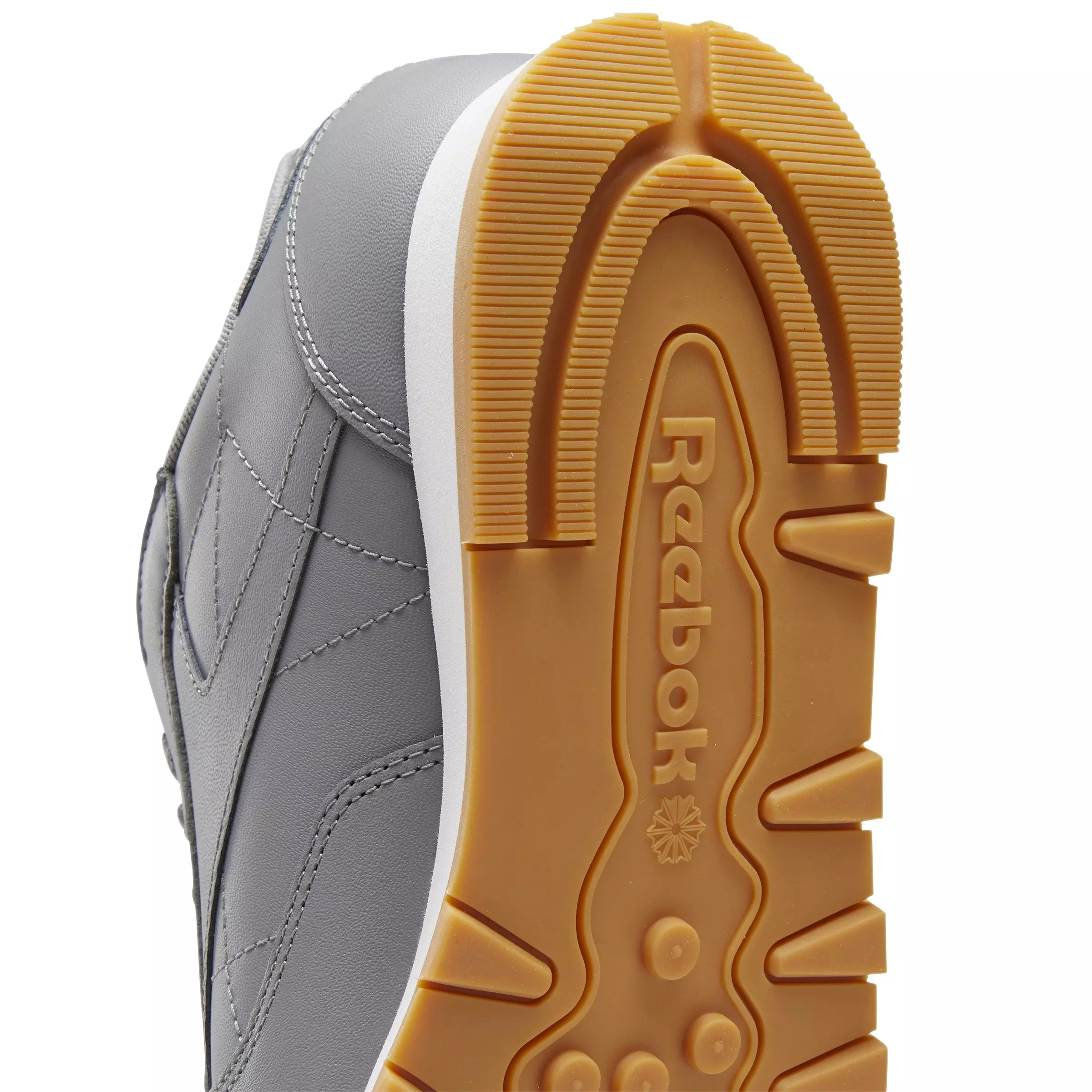 Reebok Classic Leather "Pure Grey 5/Ftwr White" Unisex Shoe - GREY/WHITE