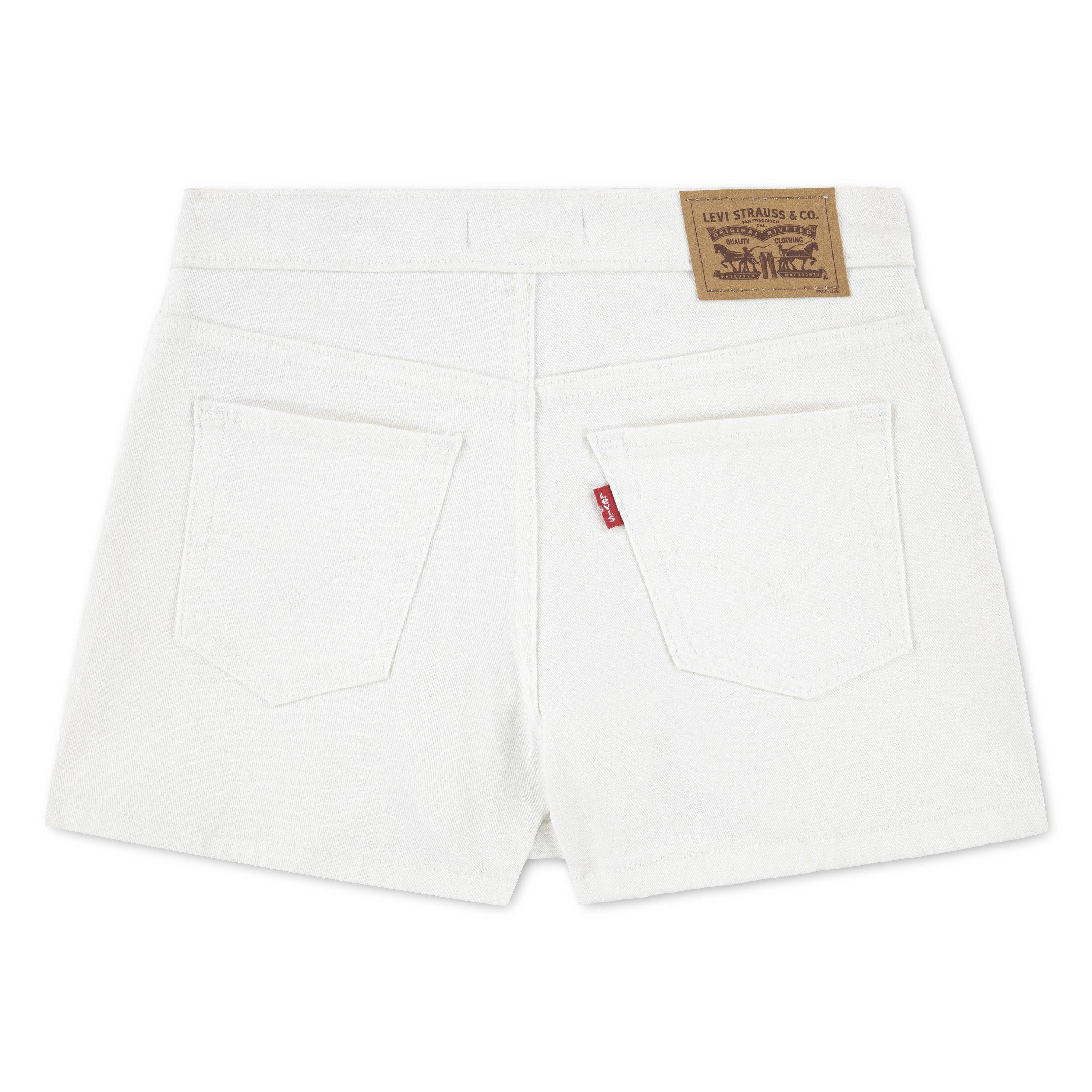 Levi's Little Girls' Denim Skort - White - WHITE Thumbnail View 4