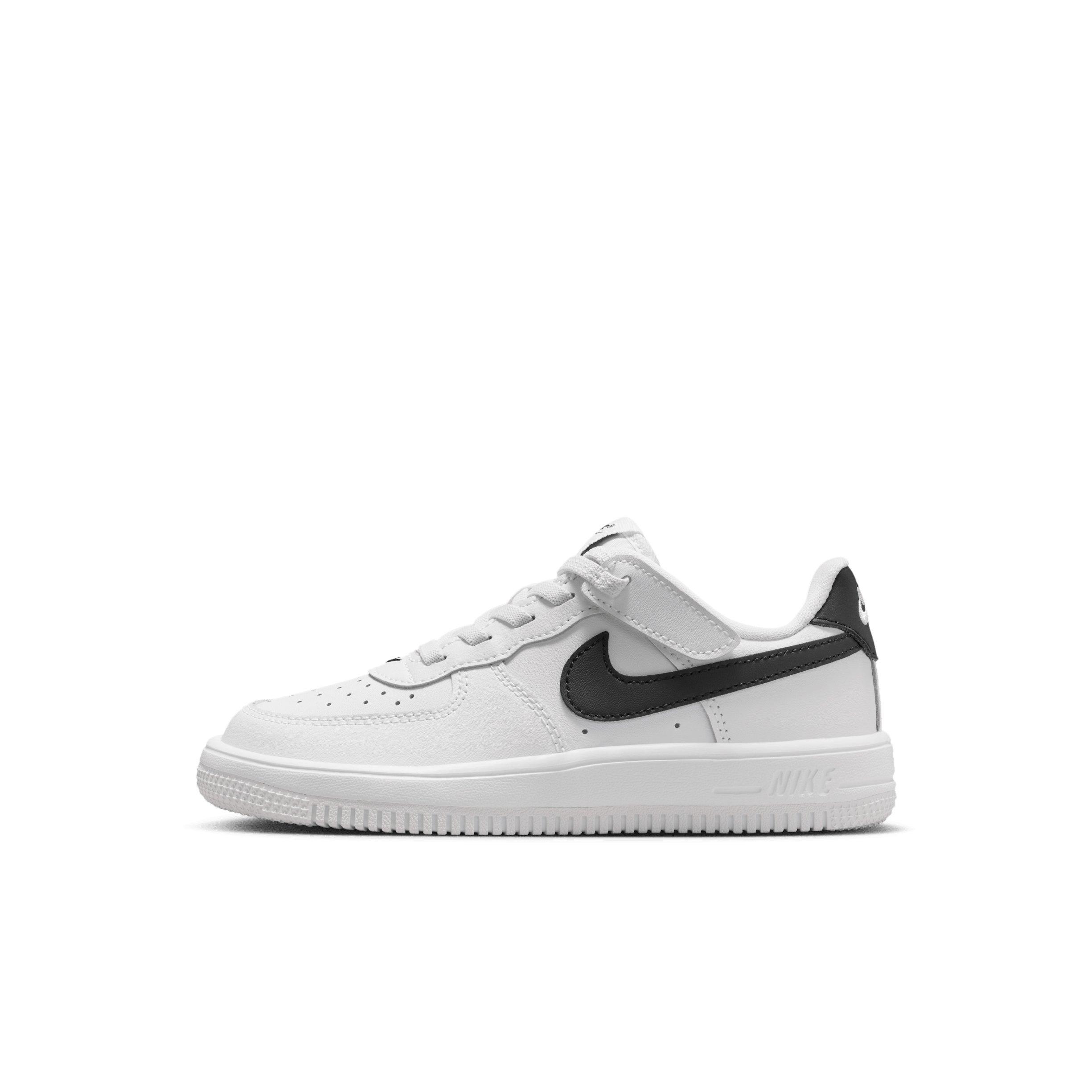 Nike Force 1 Low EasyOn Preschool Boys' "White/Black" Shoe