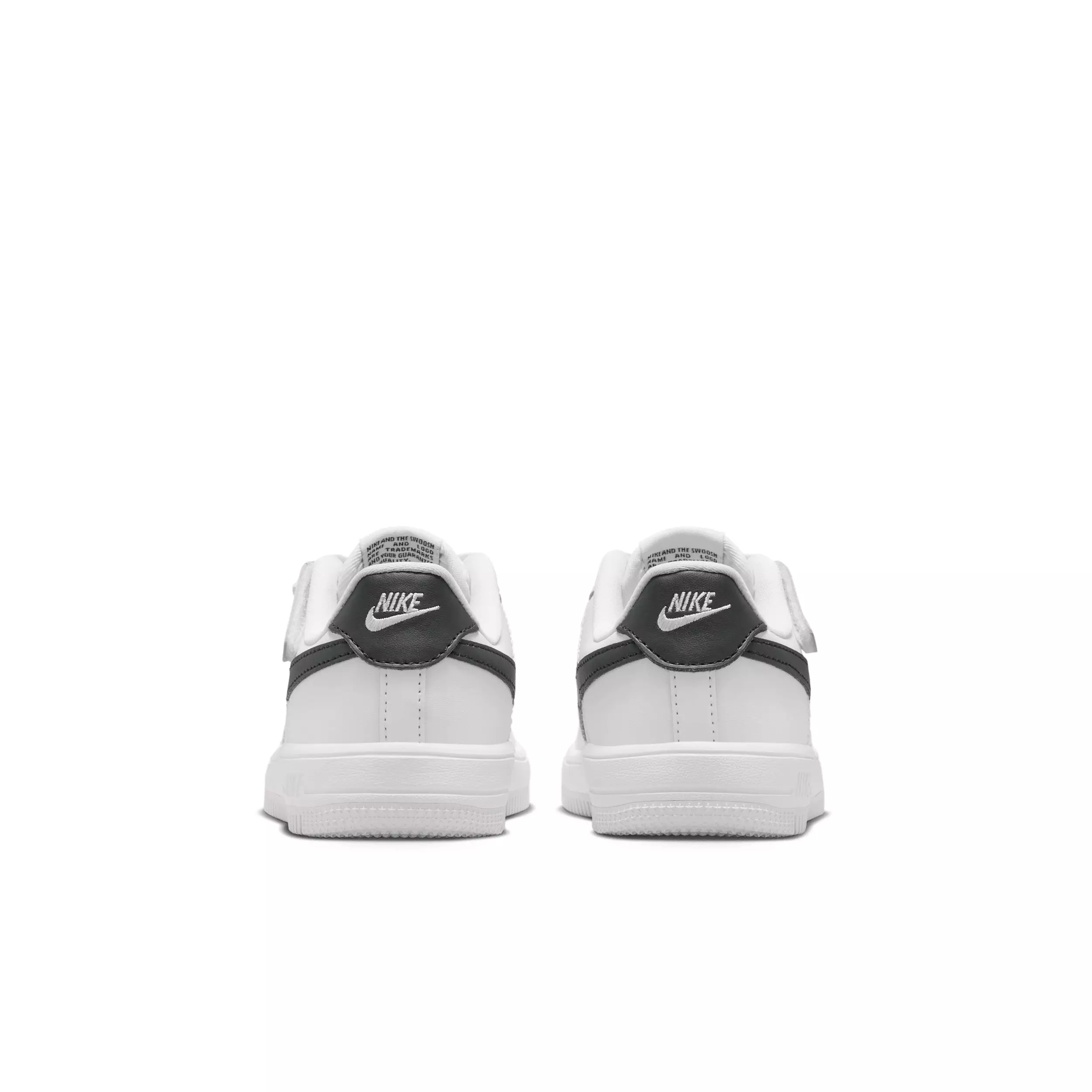 Nike Force 1 Low EasyOn "White/Black" Preschool Boys' Shoe - WHITE/BLACK