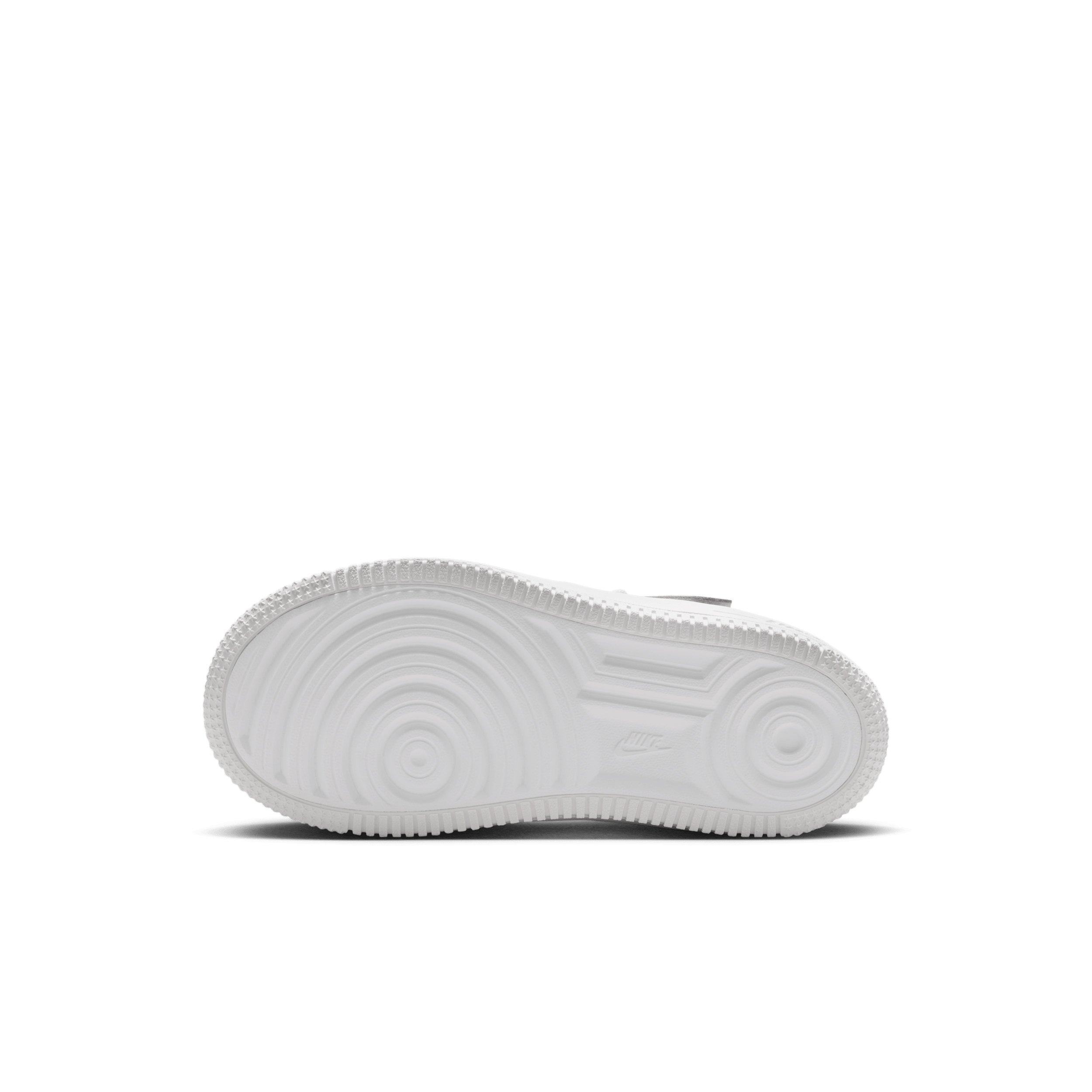 Nike Force 1 Low EasyOn "White/Black" Preschool Boys' Shoe - WHITE/BLACK Thumbnail View 6