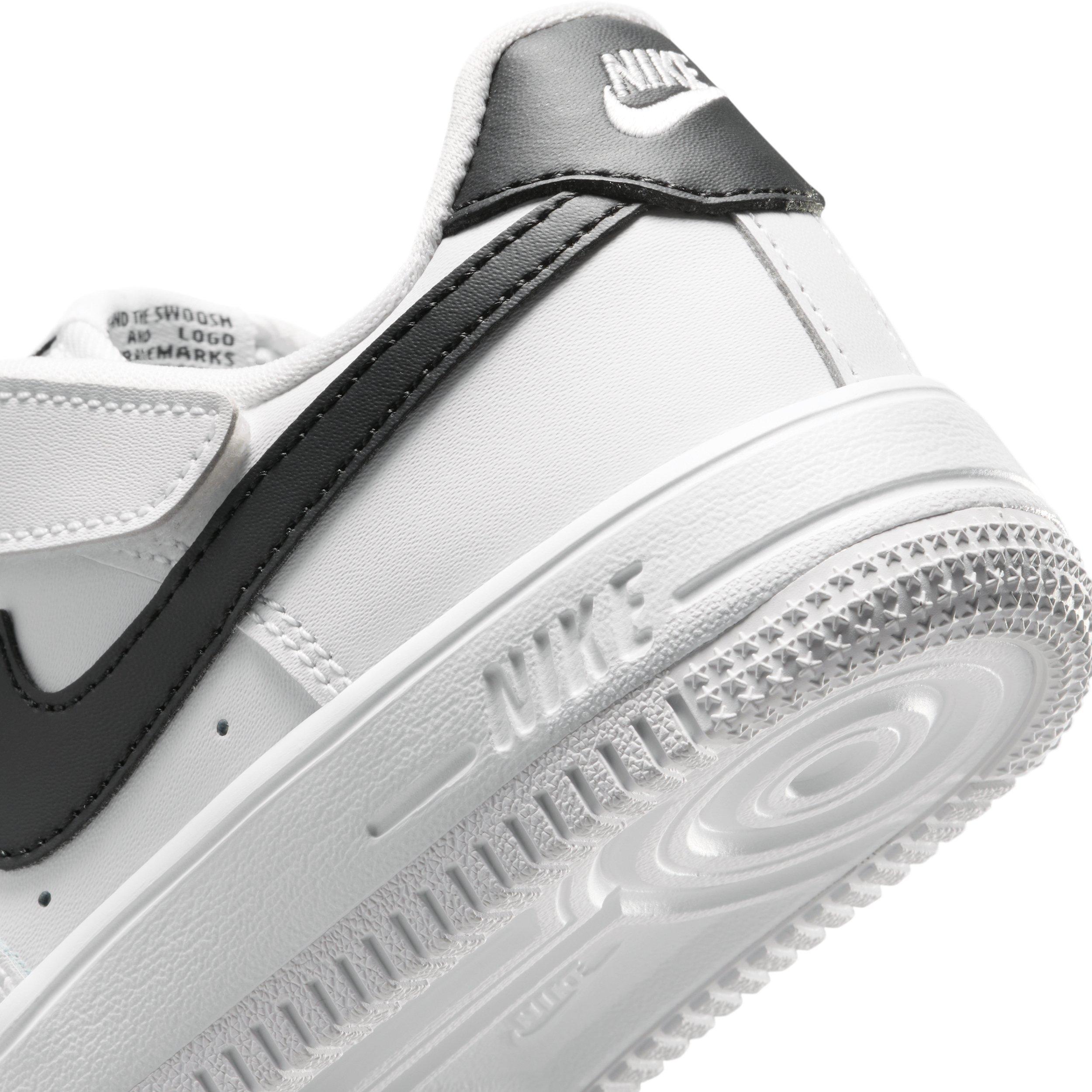 Nike Force 1 Low EasyOn "White/Black" Preschool Boys' Shoe - WHITE/BLACK Thumbnail View 8