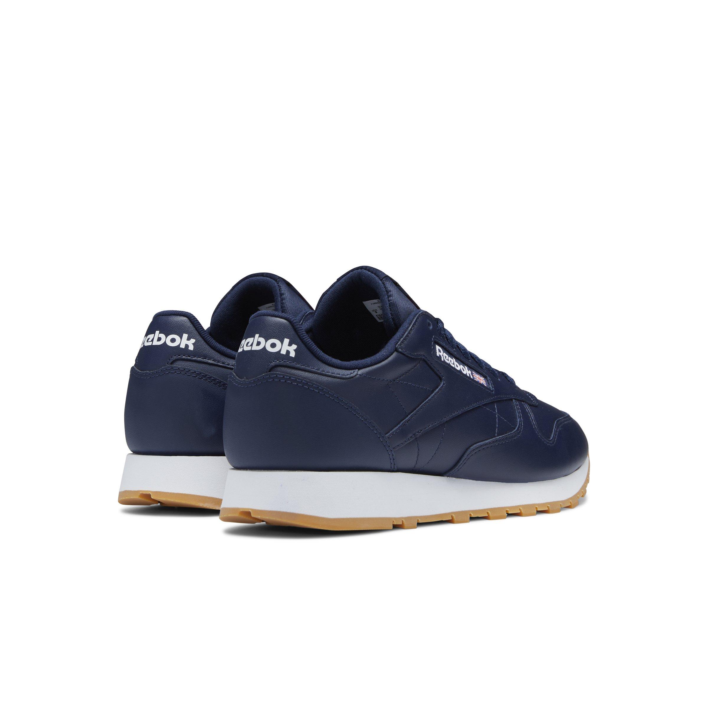 Reebok Classic Leather "Vector Navy/Ftwr White" Unisex Shoe - NAVY/WHITE Thumbnail View 4
