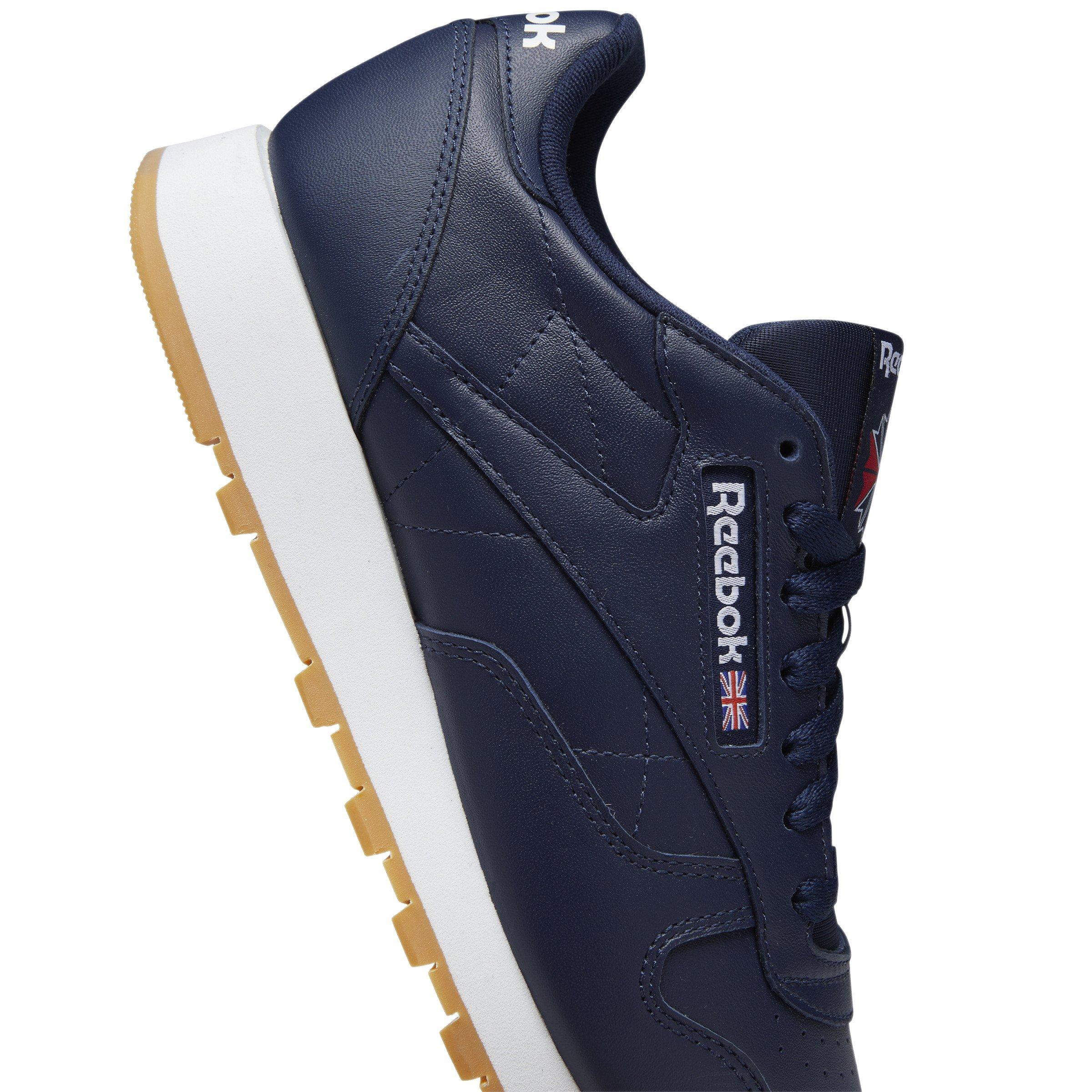 Reebok Classic Leather "Vector Navy/Ftwr White" Unisex Shoe - NAVY/WHITE Thumbnail View 8