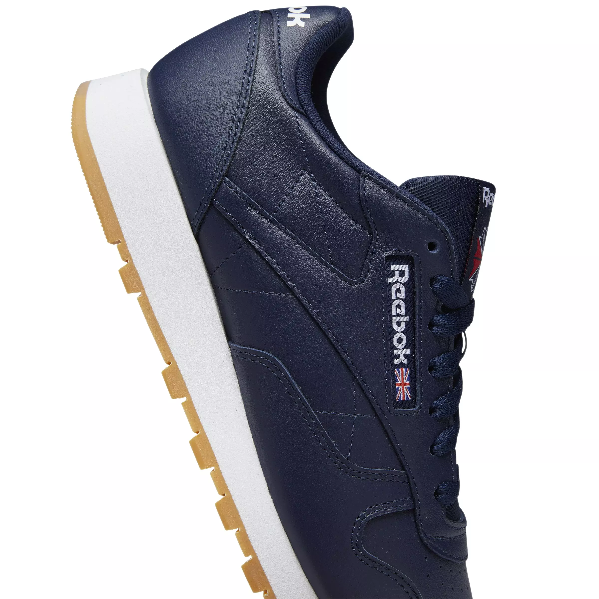 Reebok Classic Leather "Vector Navy/Ftwr White" Unisex Shoe - NAVY/WHITE