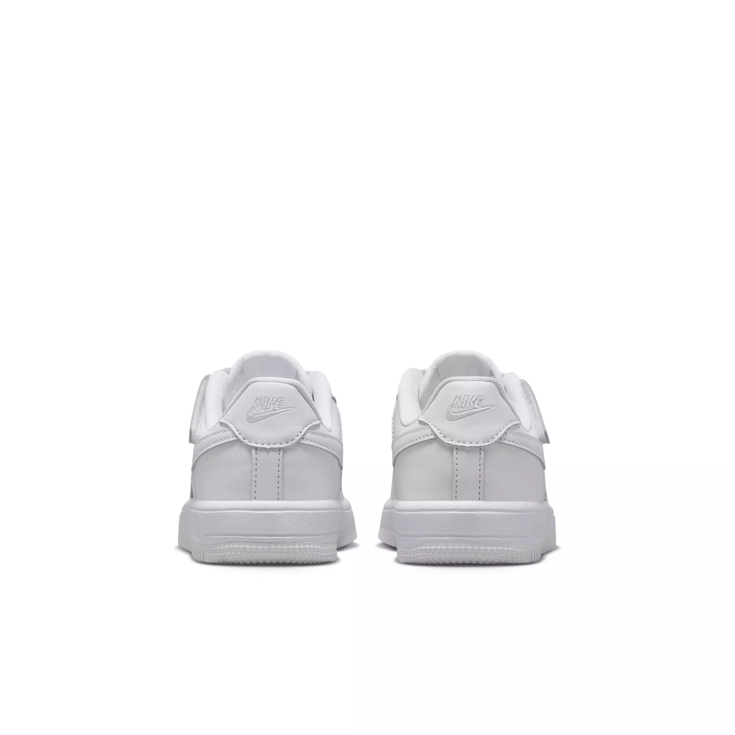 Nike Force 1 Low EasyOn "White/White/White" Preschool Boys' Shoe - WHITE/WHITE/WHITE
