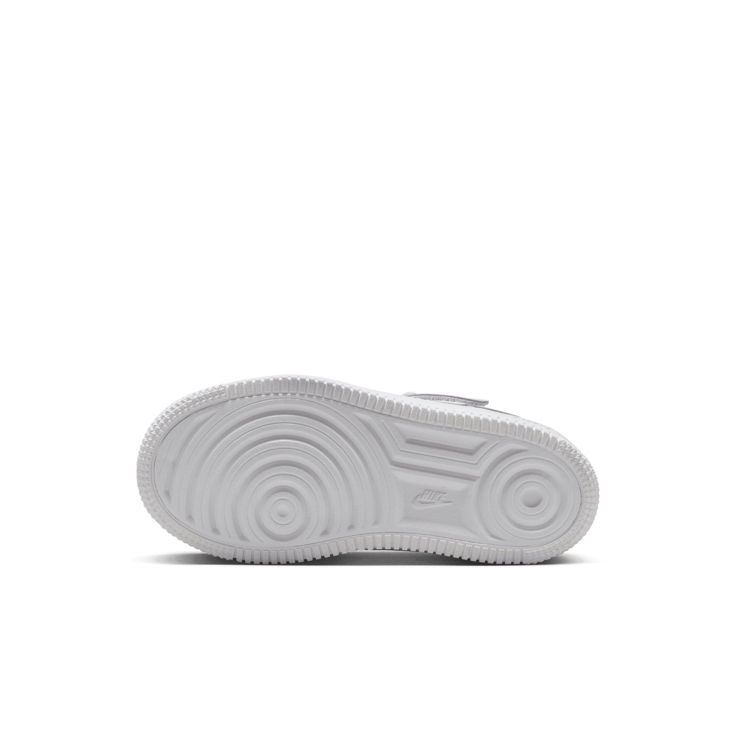 Nike Force 1 Low EasyOn "White/White/White" Preschool Boys' Shoe - WHITE/WHITE/WHITE Thumbnail View 6