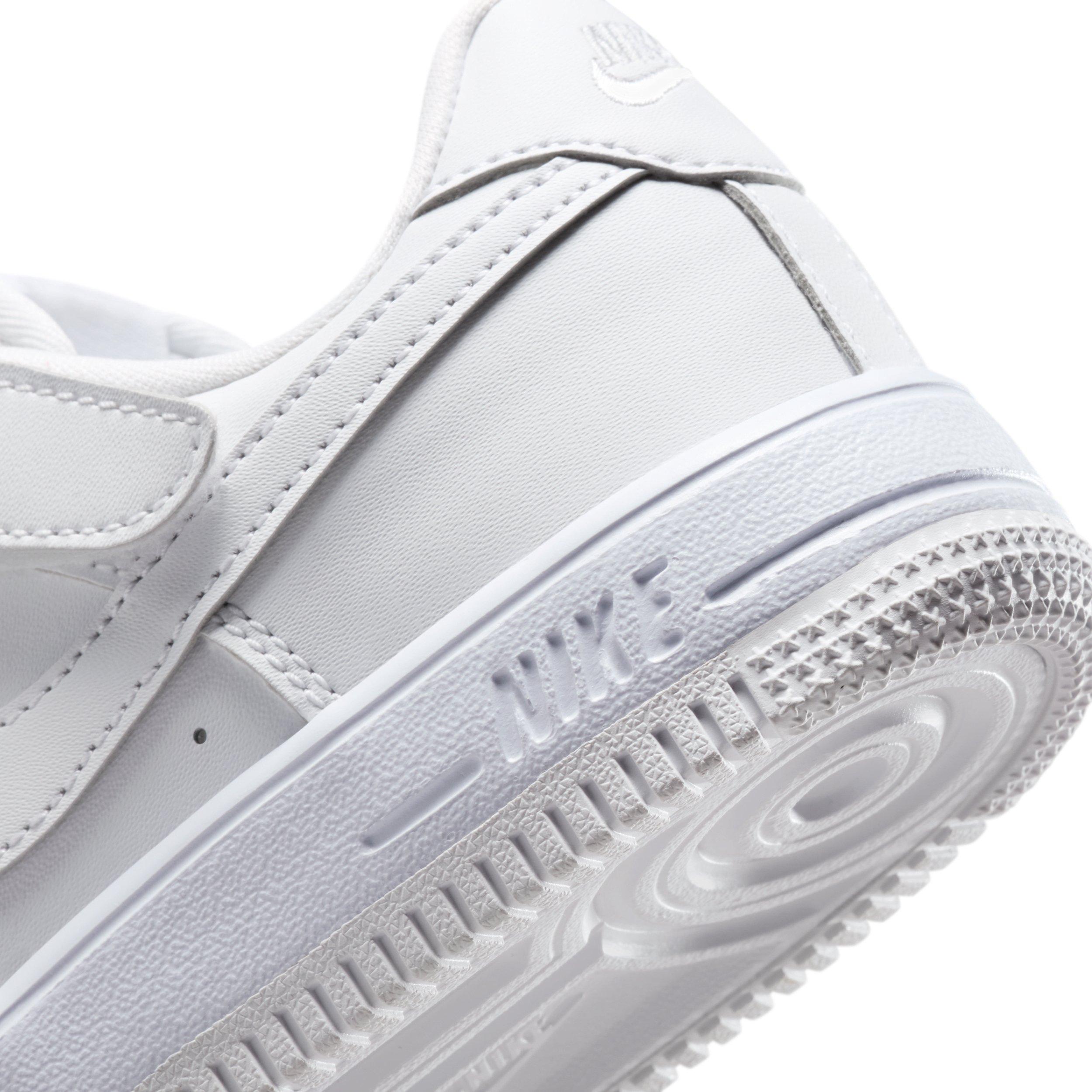 Nike Force 1 Low EasyOn "White/White/White" Preschool Boys' Shoe - WHITE/WHITE/WHITE Thumbnail View 8