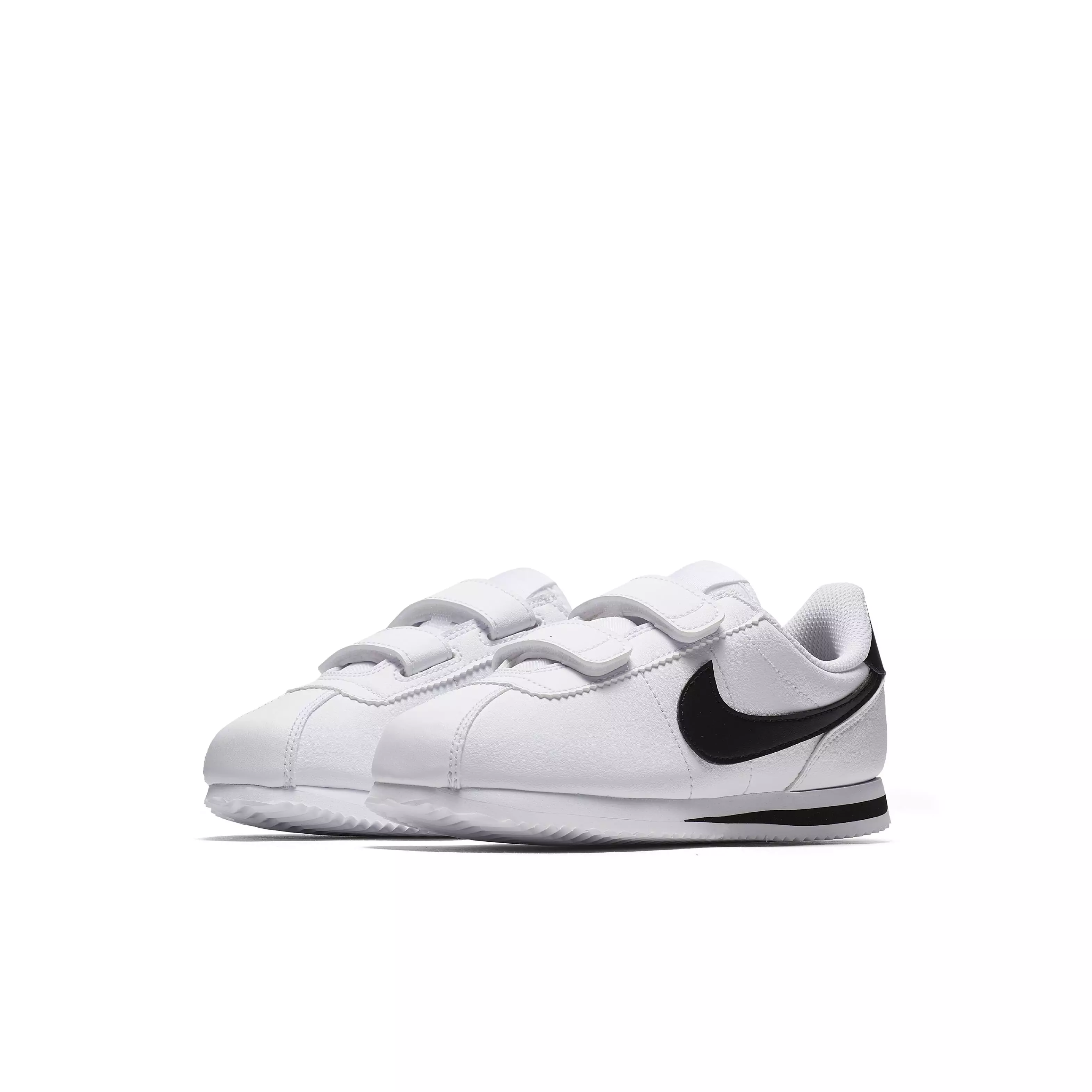 Nike Cortez Basic SL "White/Black" Preschool Boys' Shoe - WHITE/BLACK