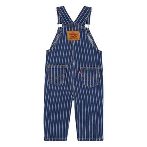 Levi's Herringbone Infant Girls' Dark Wash Denim Overalls