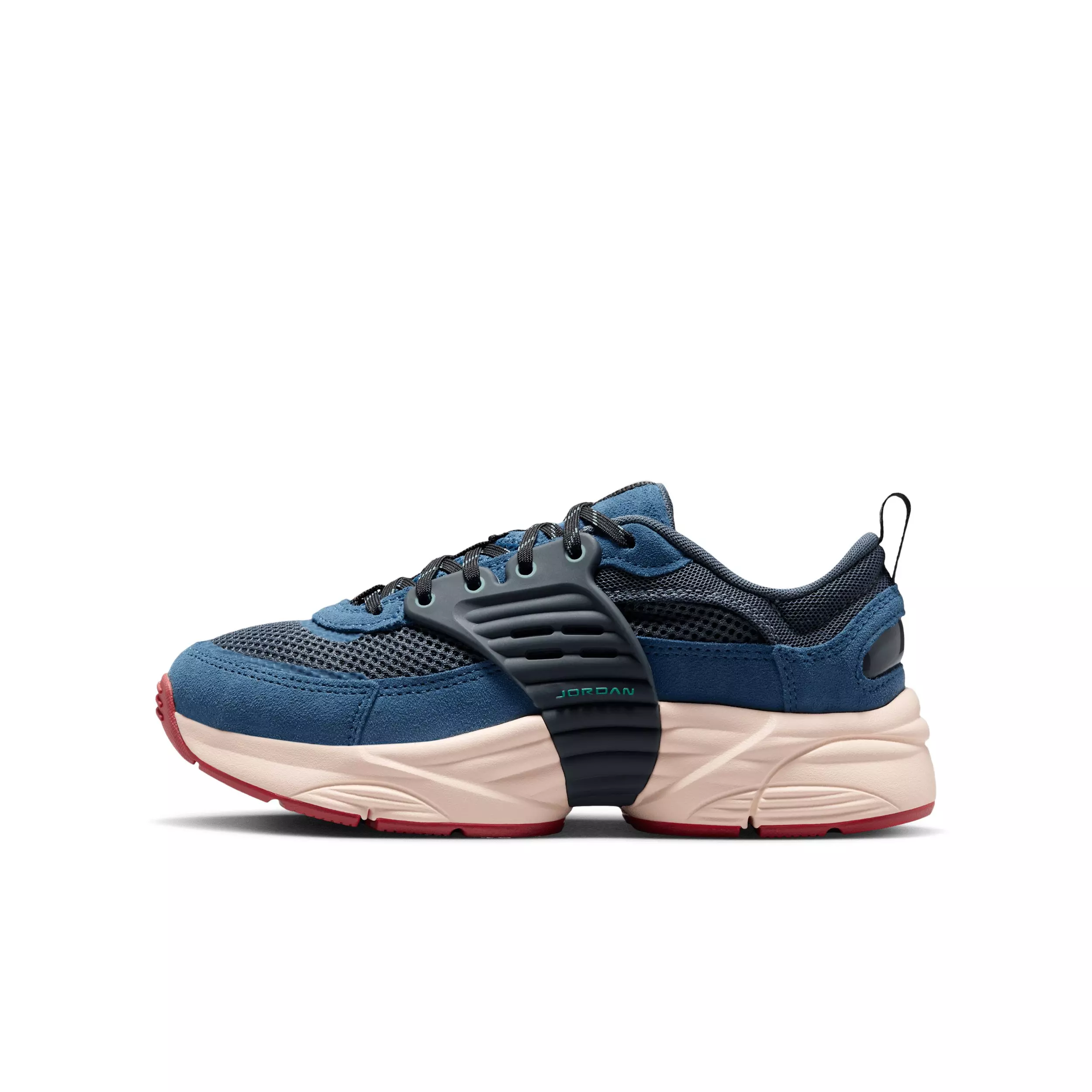 Jordan Trunner O/S "True Blue/Blue Fox/Chalk/Kinetic Green" Grade School Boys' Shoe - BLUE/BLUE/CHALK/GREEN